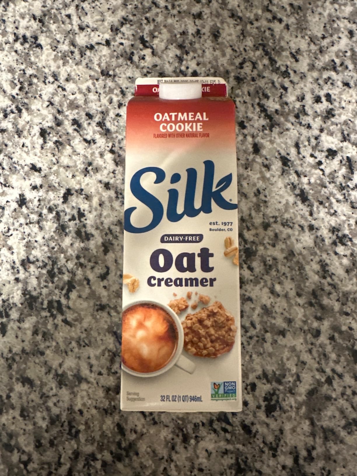 Silk Oat Creamer, Oatmeal Cookie, Smooth, Lusciously Creamy Dairy Free and Gluten Free Creamer From the No. 1 Brand of Plant Based Creamers, 32 FL OZ Carton customer photo 2