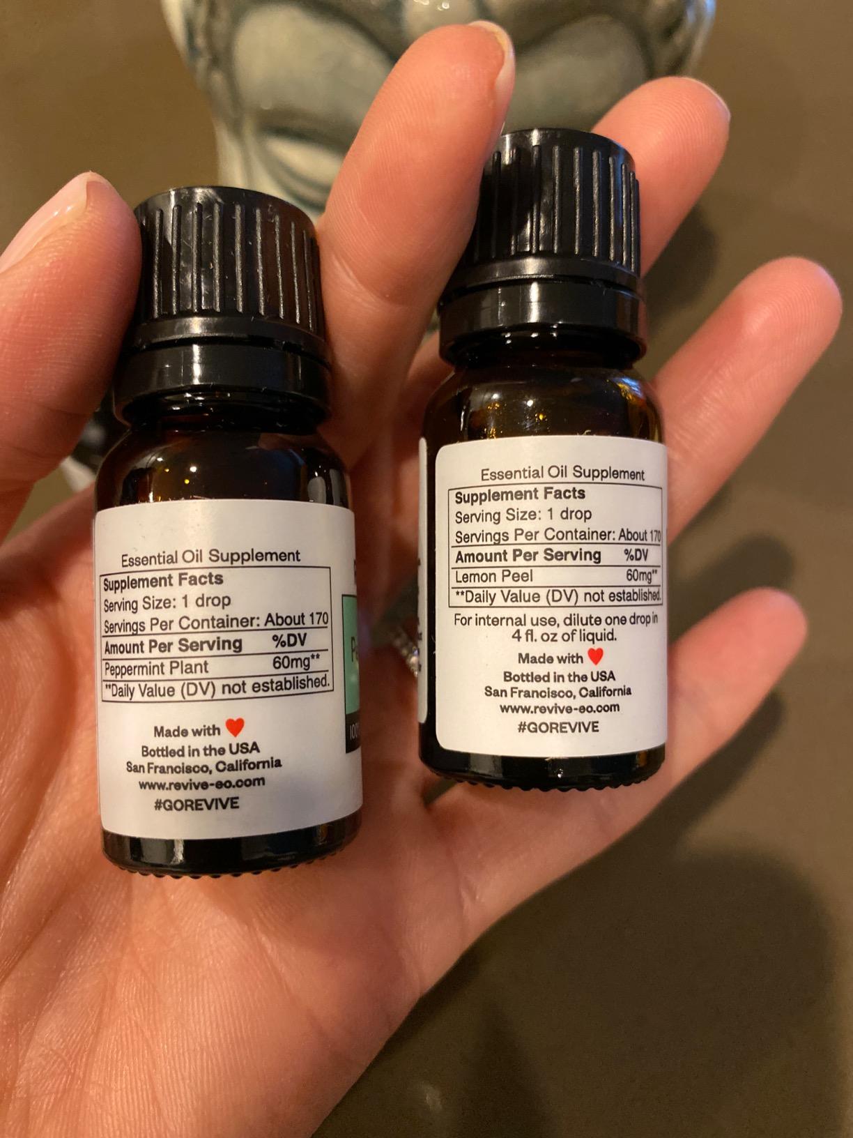 Top 3 Essential Oils Kit by Revive Essential Oils - 100% Pure Therapeutic Grade, for Diffuser, Humidifier, Massage, Aromatherapy, Skin & Hair Care - Cruelty Free - Unrefined Oils with No Fillers customer photo 2
