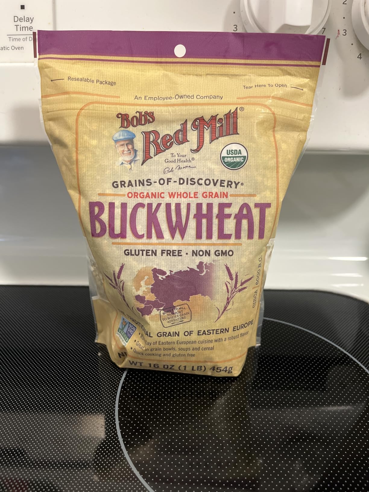 Bob's Red Mill Organic Gluten Free Buckwheat Groats, 16oz (Pack of 4) - Organic, Non GMO, Whole Grain, Vegan, Kosher customer photo 2