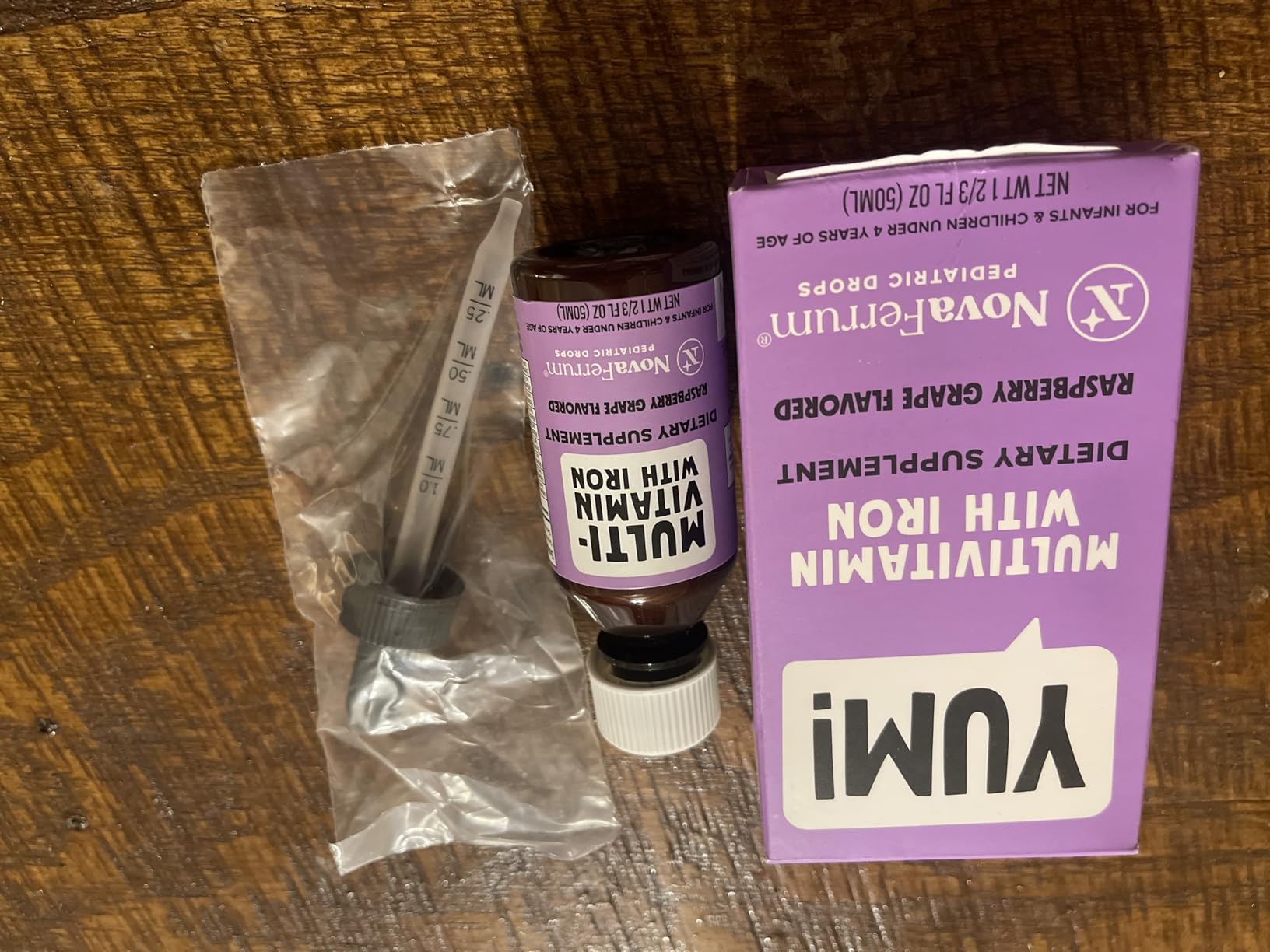 NovaFerrum Delish | Vegan Multivitamin with Iron for Infants, Toddlers & Kids | Immune Support | Organic Plant-Based D-3 | Gluten Free | Vegan Verified | Sugar Free | 1.69 Fl Oz (50 mL) customer photo 2