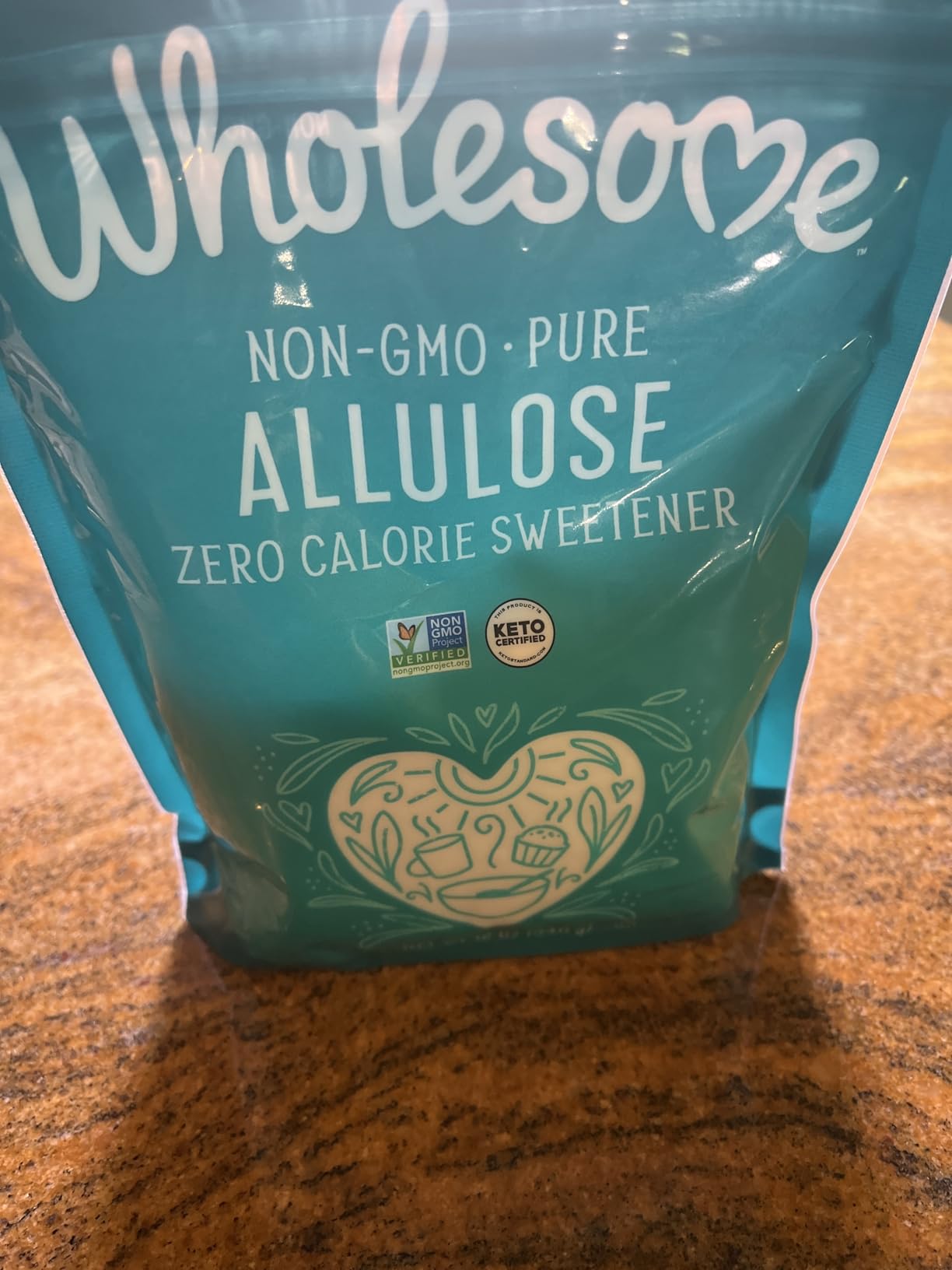 Wholesome Sweeteners 12-Ounce Allulose Sweetener, Zero Calorie Sugar Substitute, Keto Friendly, Non GMO customer photo 1