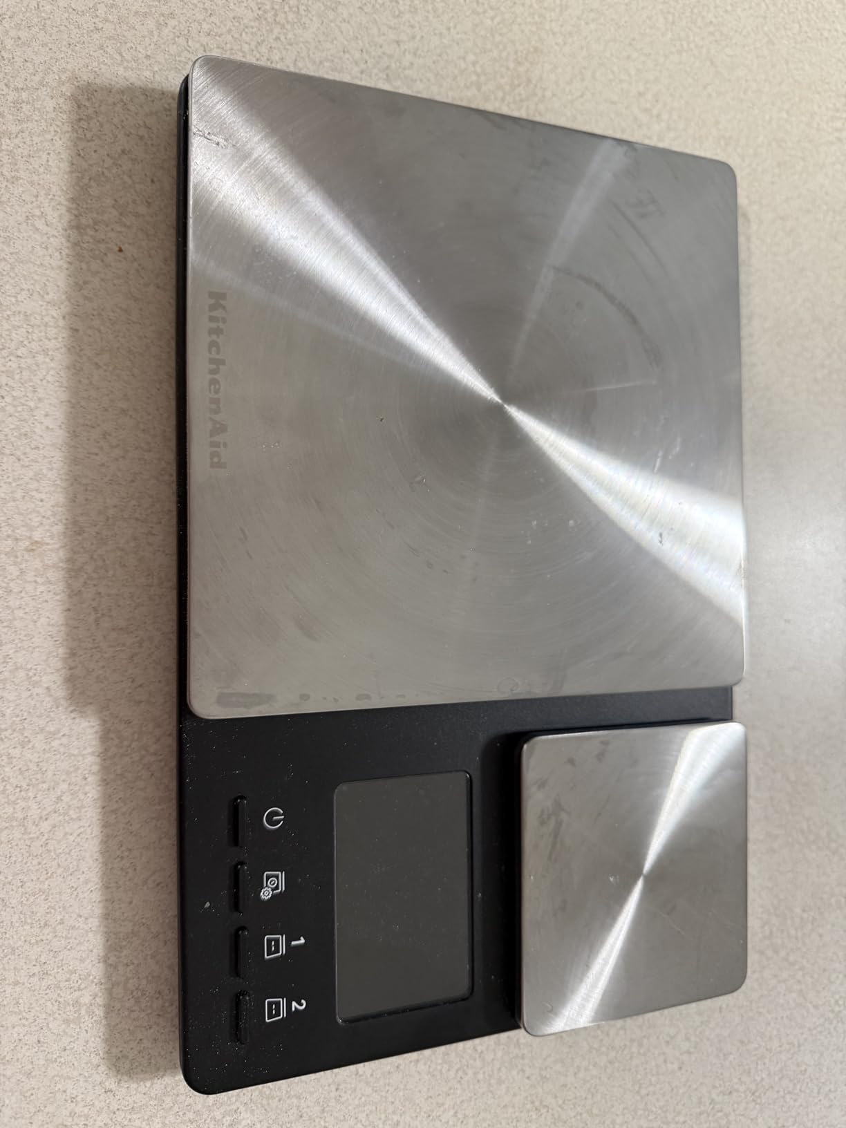 KitchenAid KQ909 Dual Platform Digital Kitchen and Food Scale, 11 pound capacity and Precision 16oz capacity, Black with Stainless Steel customer photo 1