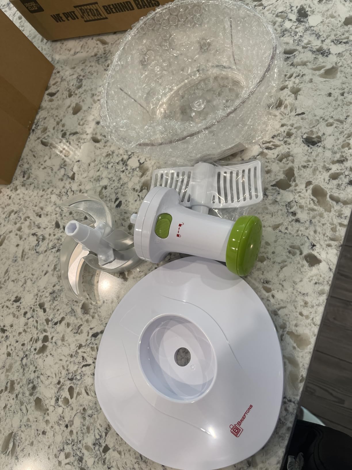 Brieftons Express Manual Food Chopper: Large 8.5-Cup, Hand Chopper Vegetable Cutter to Chop Veggies, Fruits, Herbs, Garlic Onion Chopper for Salsa, Salad, Pesto, Guacamole customer photo 2