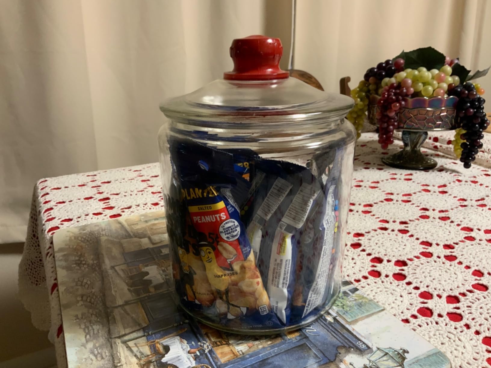 PLANTERS Variety Pack, Salted Cashews, Salted Peanuts & Honey Roasted Peanuts, On-the-Go Nut Snacks, Individually Packed Snacks, 8 -13g (12% - 13% DV) Plant-Based Protein (36 Count) customer photo 1