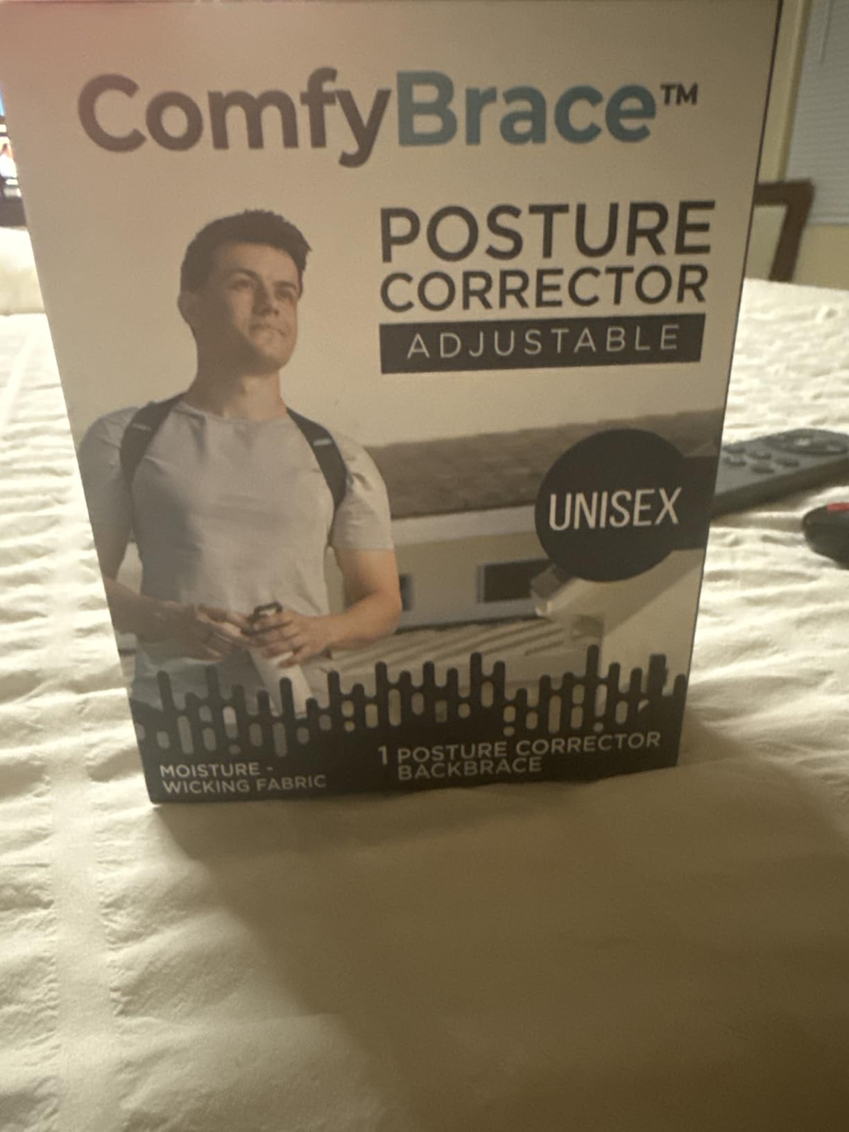 ComfyBrace Posture Corrector-Back Brace for Men and Women- Fully Adjustable Straightener for Mid, Upper Spine Support- Neck, Shoulder, Clavicle and Back Pain Relief-Breathable customer photo 2