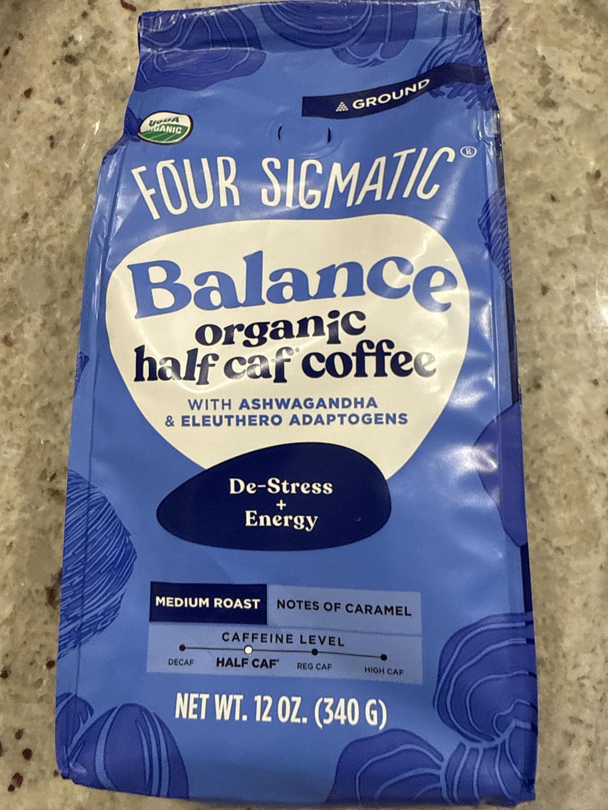 FOUR SIGMATIC Organic Balance Adaptogen Ground Coffee, 12 OZ customer photo 2