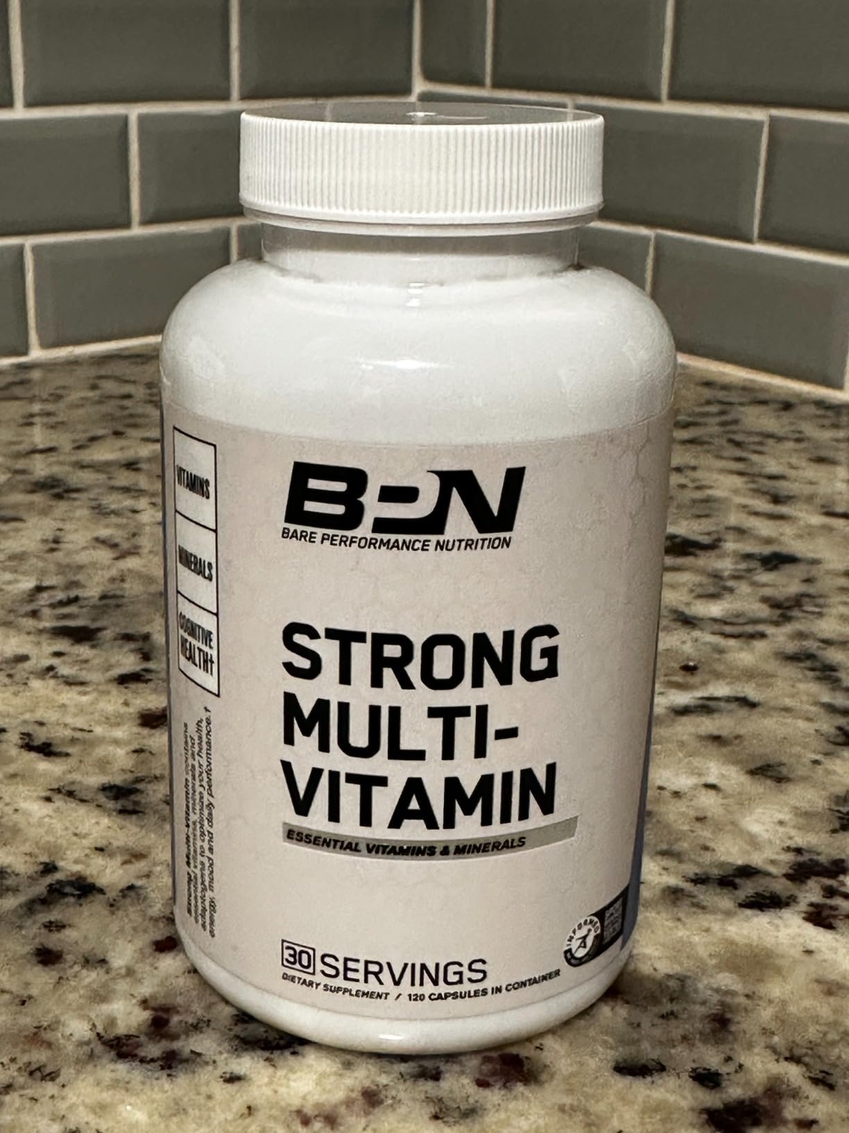 BARE PERFORMANCE NUTRITION, BPN Strong Multi-Vitamin, Foundational Health, Improved Mood and Sleep, Adaptogens, Improved Cognitive Health customer photo 1