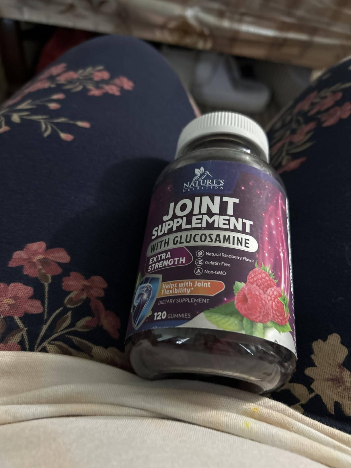 Joint Support Gummies - Glucosamine Plus Vitamin E Nature's Joint Support Supplement for Occasional Discomfort for Back, Knees & Hands - Cartilage & Joint Health & Flexibility Support - 120 Gummies customer photo 1