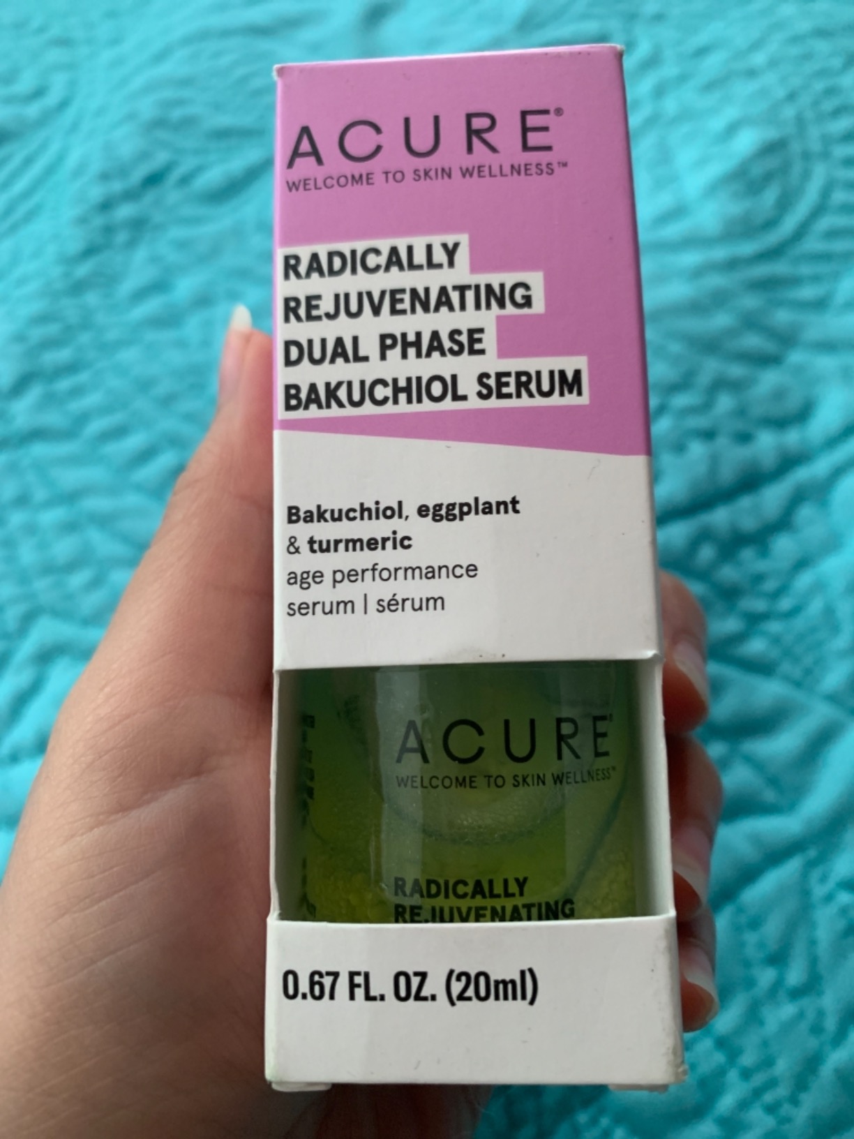Acure Radically Rejuvenating Dual Phase Bakuchiol Serum - Bakuchiol Oil Serum for Face, Anti Aging Retinol Alternative for Wrinkles & Fine Lines, Cold Pressed Botanical Oils, Vegan - 0.67 fl oz customer photo 2