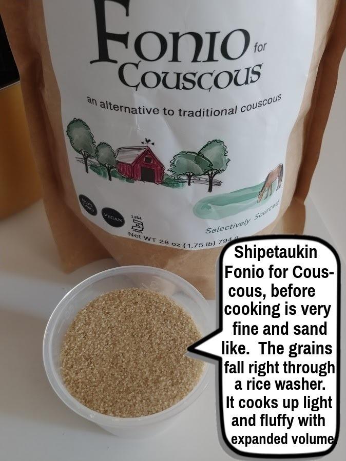 Shipetaukin Fonio for Couscous - Gluten Free - Vegan - Non GMO - Alternative to Traditional Wheat Couscous Pasta (28 Ounces) customer photo 2
