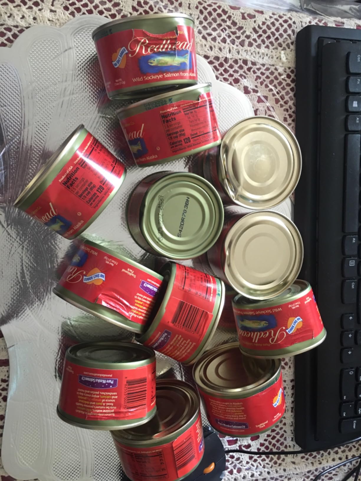 NO SALT ADDED Redhead Wild Alaska Sockeye Salmon 12 pack-7.5oz cans customer photo 1