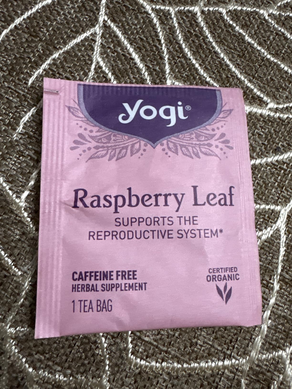 Yogi Tea Raspberry Leaf Tea - 16 Bags per Pack (4 Packs) - Caffeine-Free, Organic Raspberry Leaf - Aids Discomfort of Menstruation - Made from Organic Raspberry Leaves customer photo 1