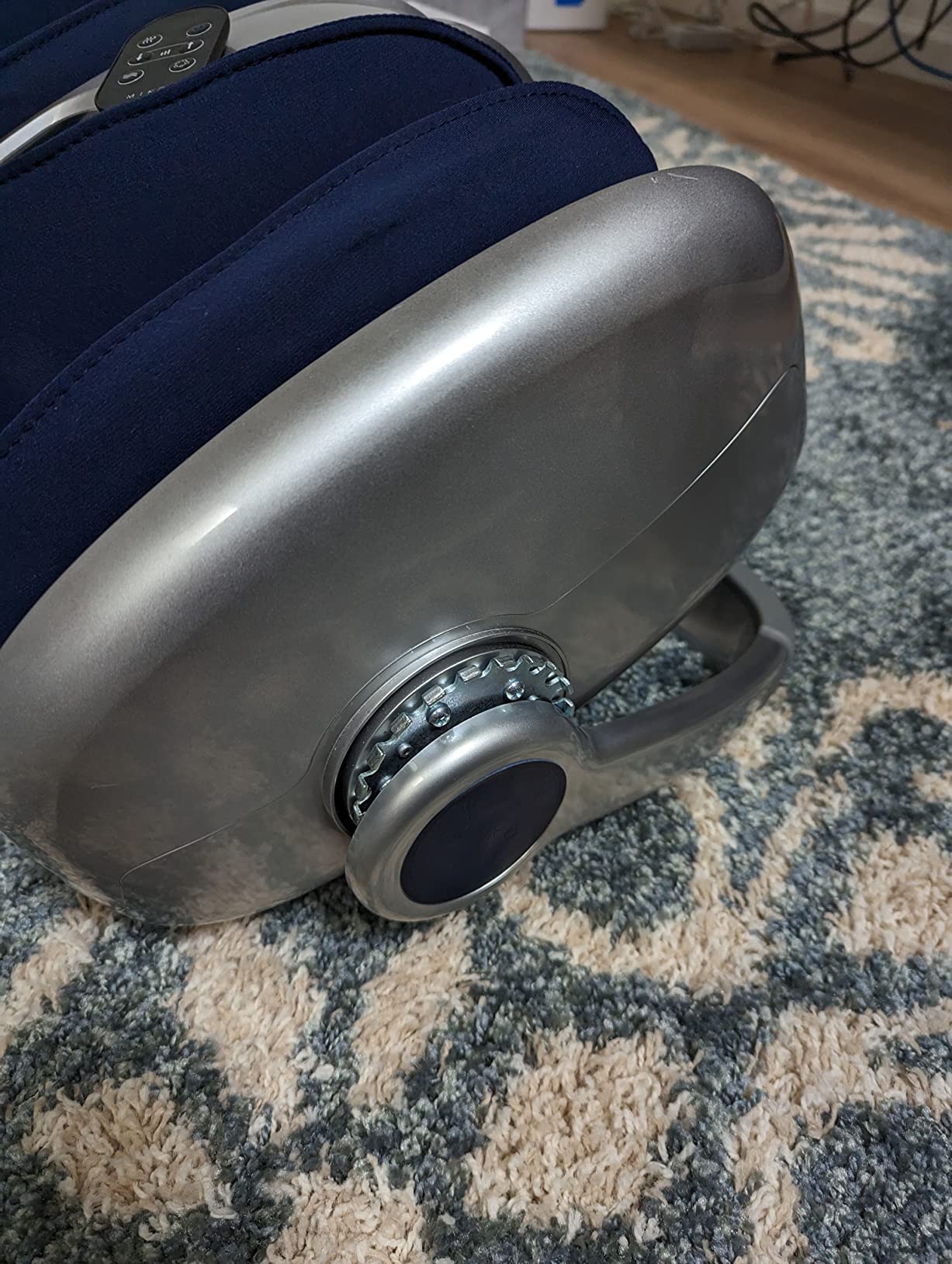 MIKO Shiatsu Foot Massager for Circulation & Pain Relief - Deep Tissue Kneading, Heat Therapy for Plantar Fasciitis, Neuropathy, Diabetics - Fits Up to Size 15 customer photo 2