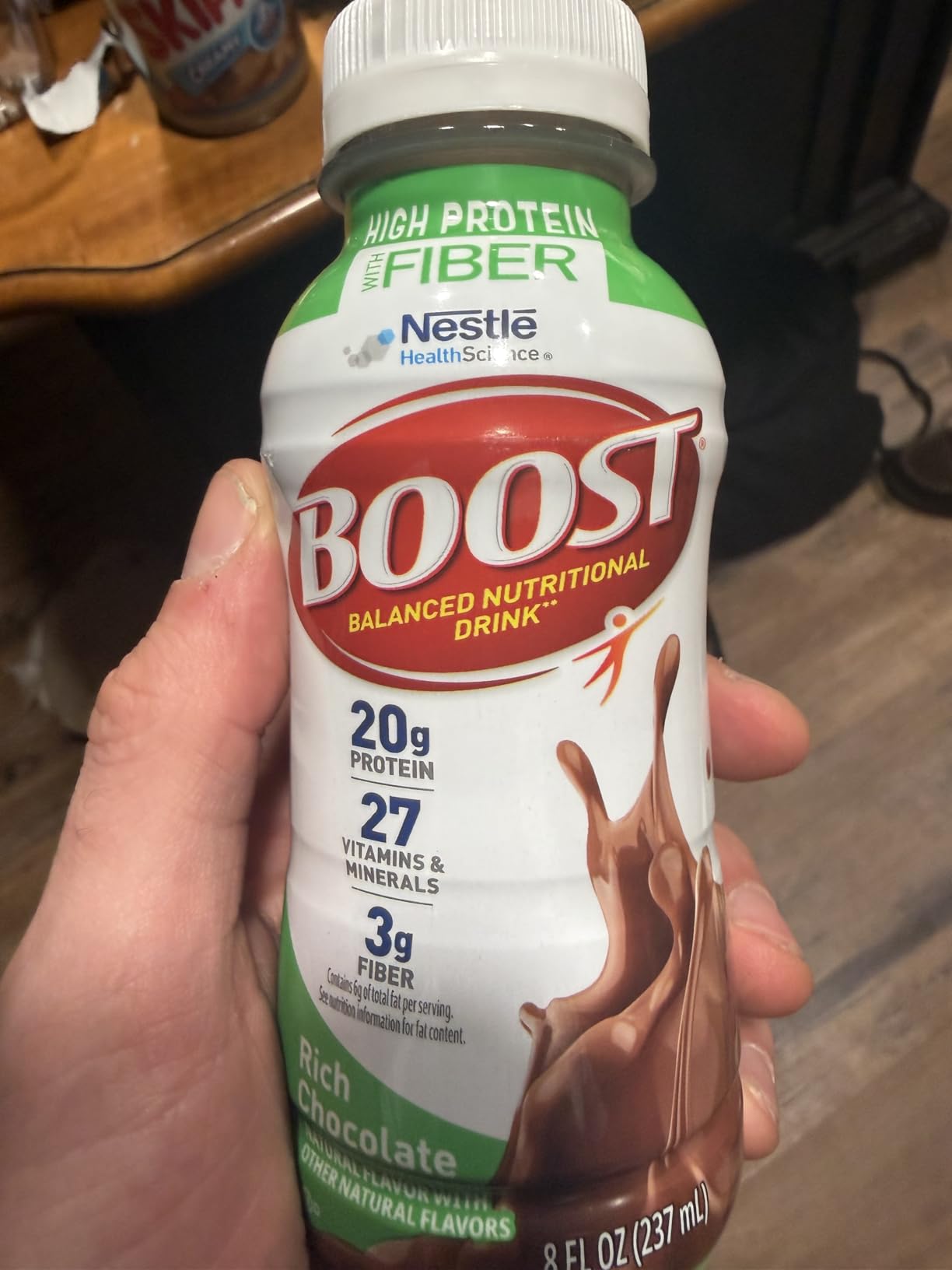 BOOST High Protein with Fiber Balanced Nutritional Shake, Chocolate, 24 pk customer photo 2
