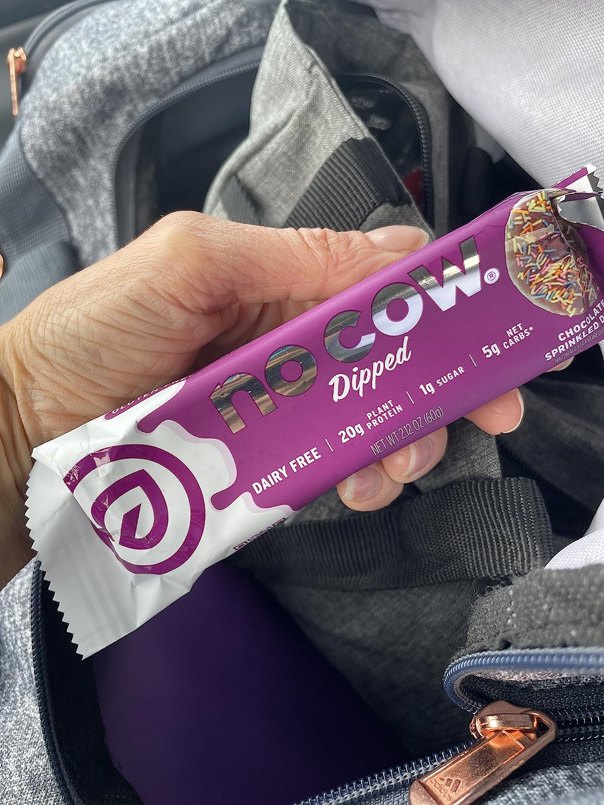 No Cow Vegan Protein Bars, Upgraded Brand Sampler Pack | 20g Plant Based Protein, Gluten Free, Dairy Free, Soy Free, Keto Friendly, Low Sugar, High Fiber Snack Bars | Pack of 12 customer photo 2