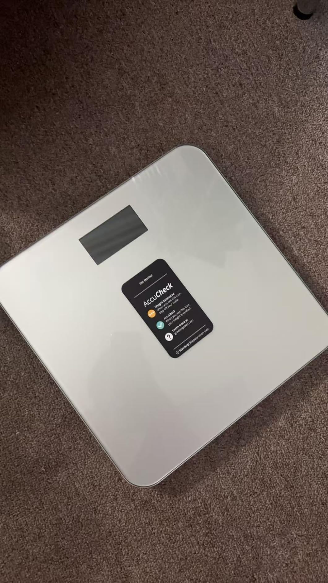 Greater Goods AccuCheck Digital Scale for Body Weight - Accurate Digital Bathroom Scale with High-Precision Sensors, Large Easy-to-Read Backlit Display, 400 lb Capacity, Auto Step-On (Gray) customer photo 2