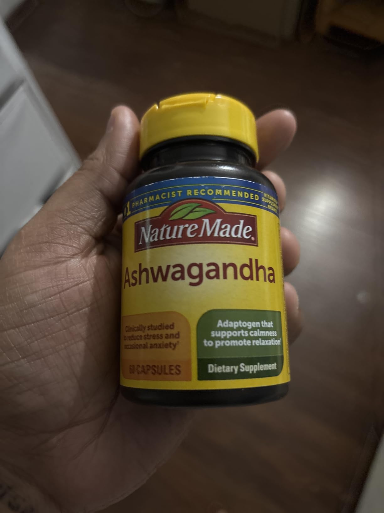 Nature Made Ashwagandha Capsules 125mg for Stress Support, Ashwagandha Supplements, 60 Capsules, 60 Day Supply customer photo 1