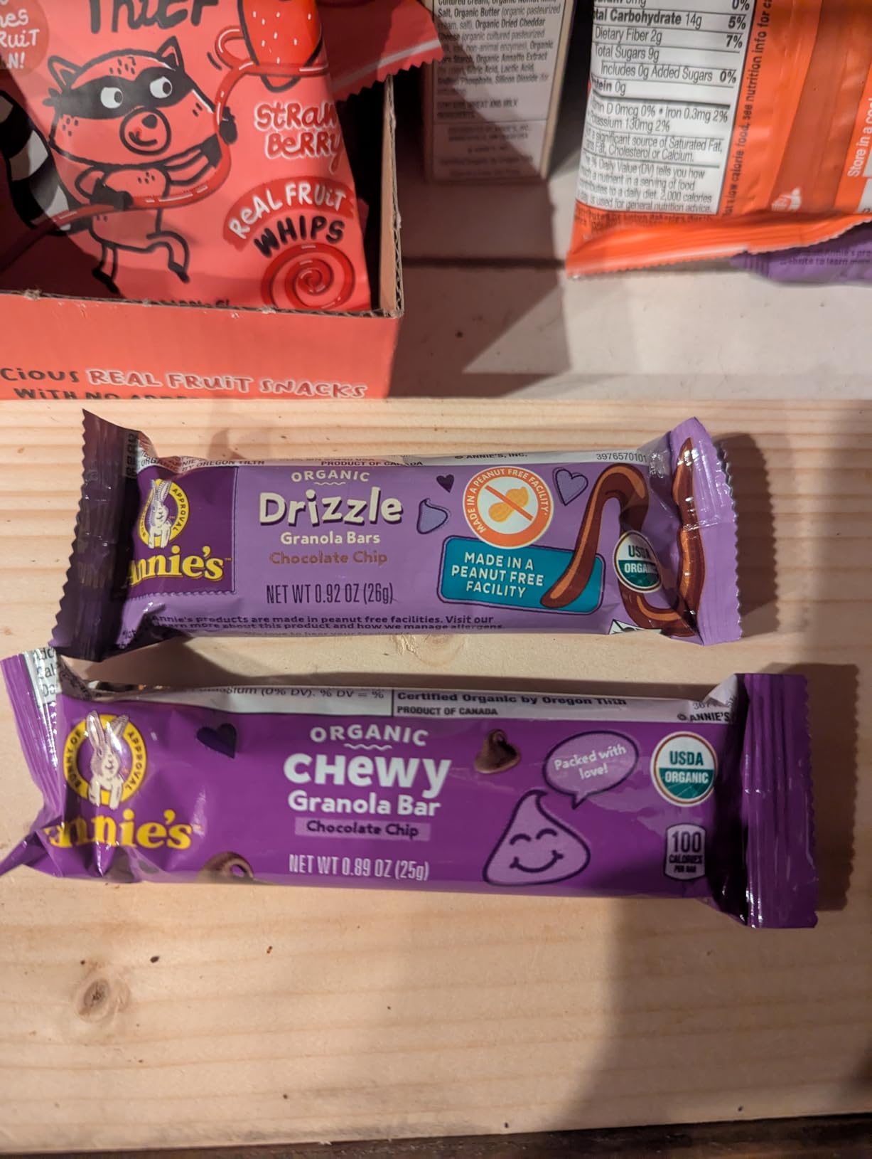 Annie's Organic Chewy Granola Bars, Chocolate Chip, 12 ct customer photo 1