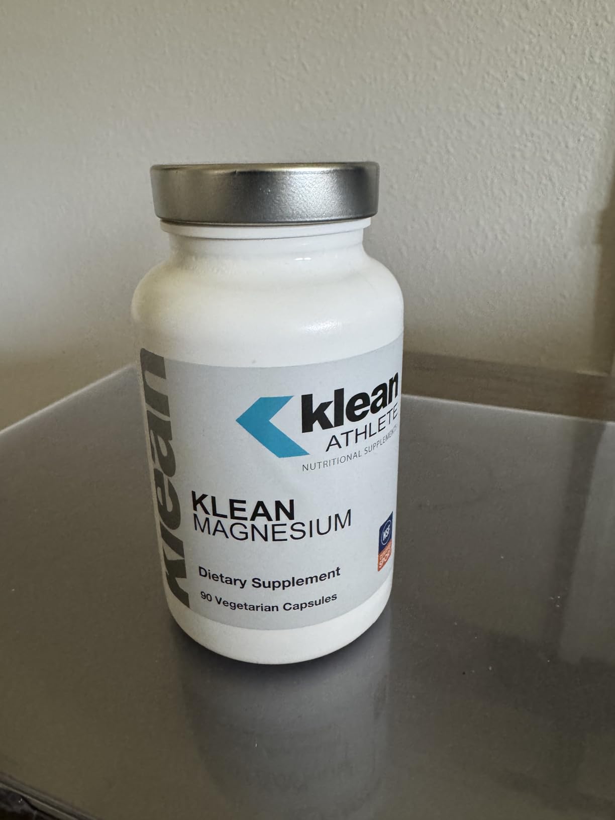 Klean Athlete Klean Magnesium | Supports Ability to Produce and Utilize Energy (ATP), Contract and Relax Muscles and Improves Recovery Time | NSF Certified for Sport | 90 Vegetarian Capsules customer photo 2