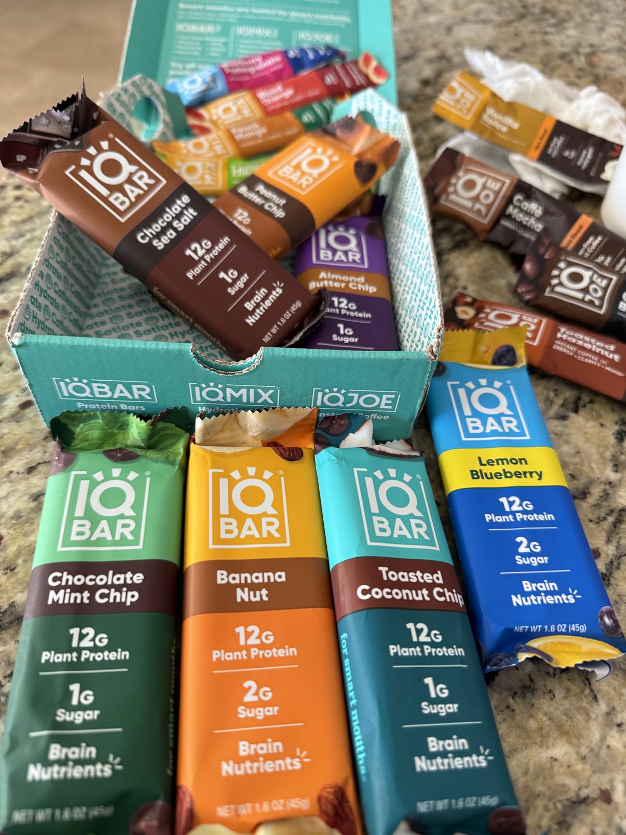 IQBAR Clean Plant Protein Bars - Bar Sampler - 7 Count - Keto, Vegan, High Fiber, Gluten and Dairy Free, Low Sugar Snack - Brain and Body Nutrients for Focus, Energy, Meal Replacement customer photo 1