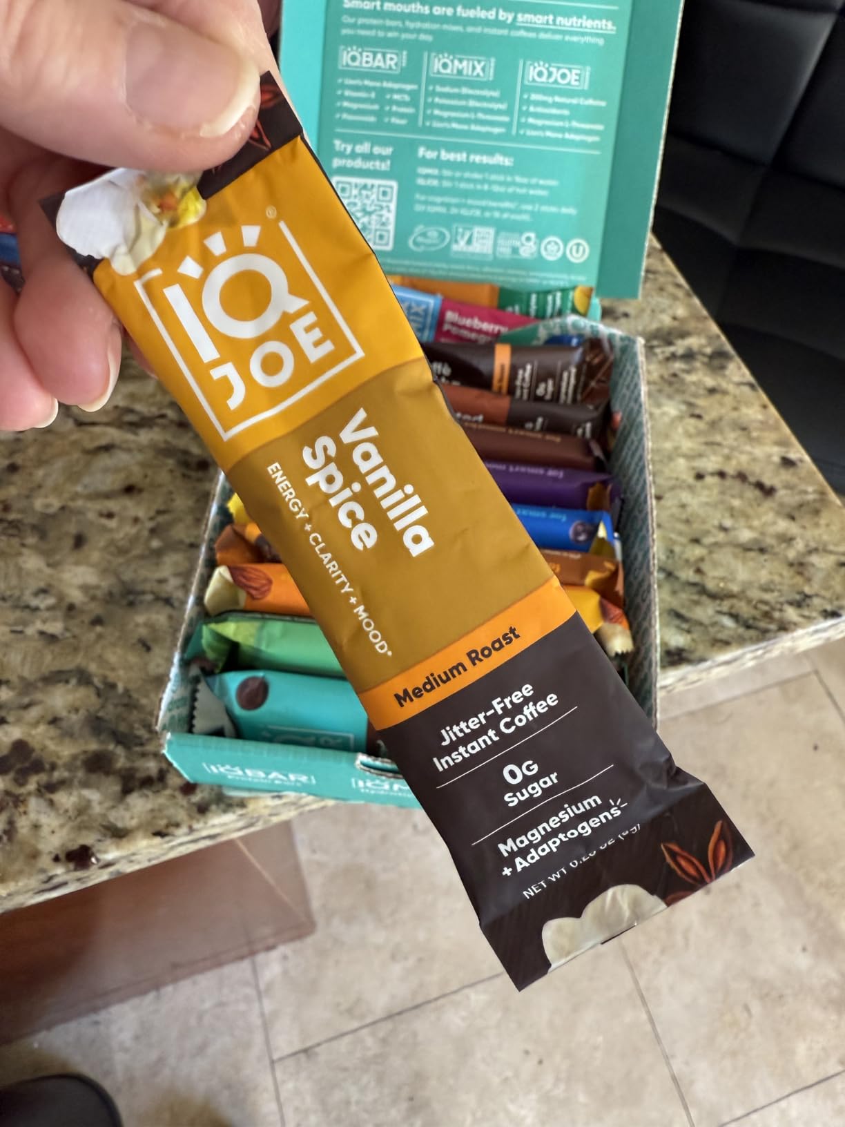 IQBAR Clean Plant Protein Bars - Bar Sampler - 7 Count - Keto, Vegan, High Fiber, Gluten and Dairy Free, Low Sugar Snack - Brain and Body Nutrients for Focus, Energy, Meal Replacement customer photo 2