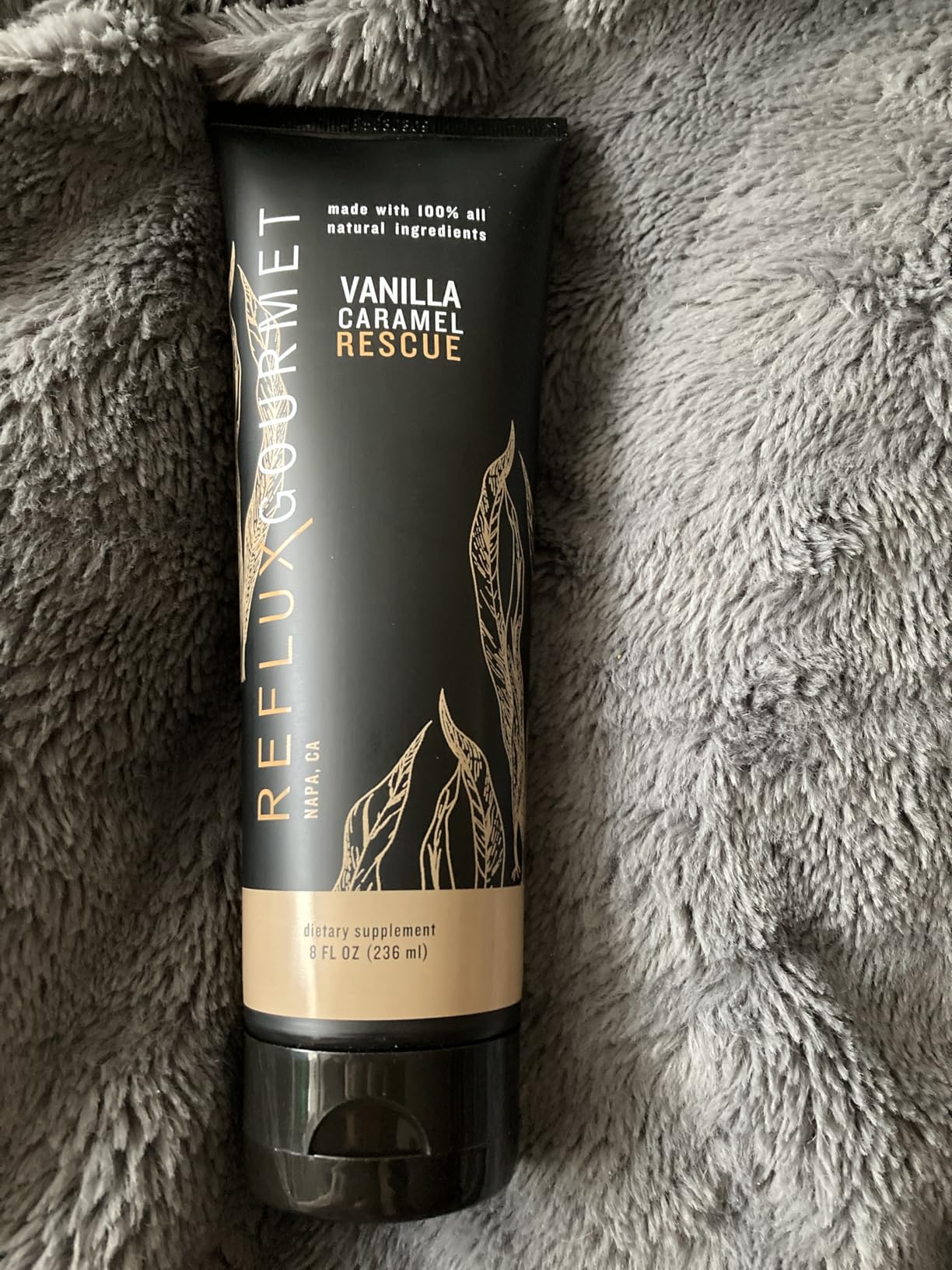 REFLUX GOURMET Vanilla Caramel Rescue - Alginate Complex - Digestive Support Formula, Made with Natural Ingredients - 8 Fl. Oz customer photo 2