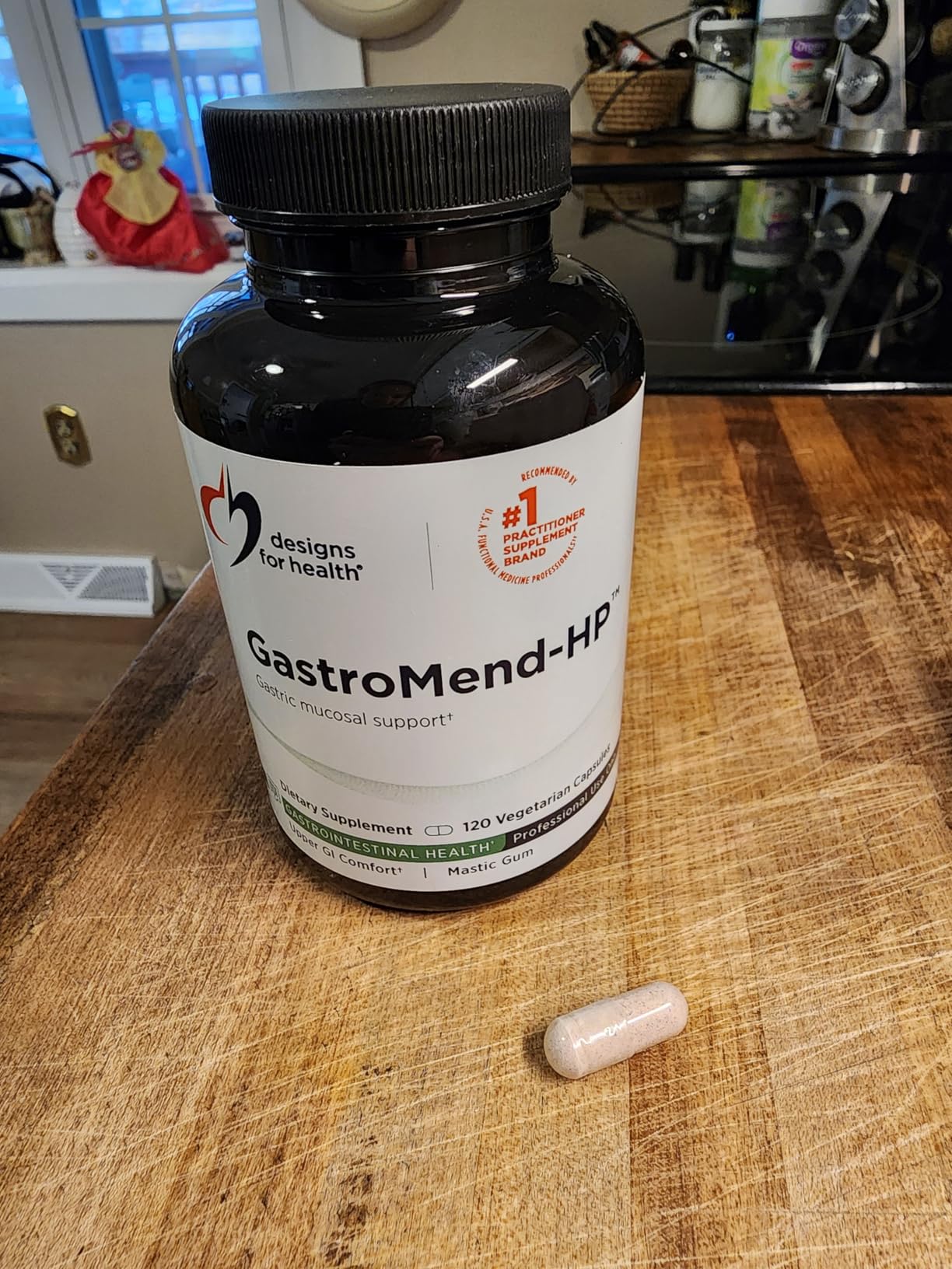 Designs for Health GastroMend HP - Gut Health Supplements - Gut Mucosa Support with Mastic Gum + DGL Licorice + Vitamin U - May Help Occasional Bloating or Upset Stomach - Vegan (120 Capsules) customer photo 2
