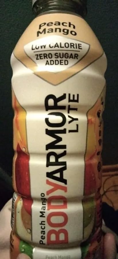 BODYARMOR LYTE, Peach Mango, Electrolyte Drink, 15 Calories, 12 Fl Oz Bottles (8 Pack), Coconut Water Sports Drink, Natural Flavor & B Vitamins customer photo 1