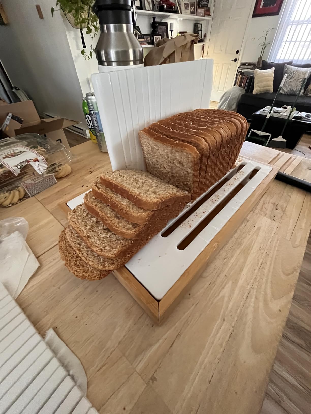 KITCHENARM 29-in-1 SMART Bread Machine with Gluten Free Setting 2LB 1.5LB 1LB Bread Maker Machine with Homemade Cycle - Stainless Steel Breadmaker customer photo 2