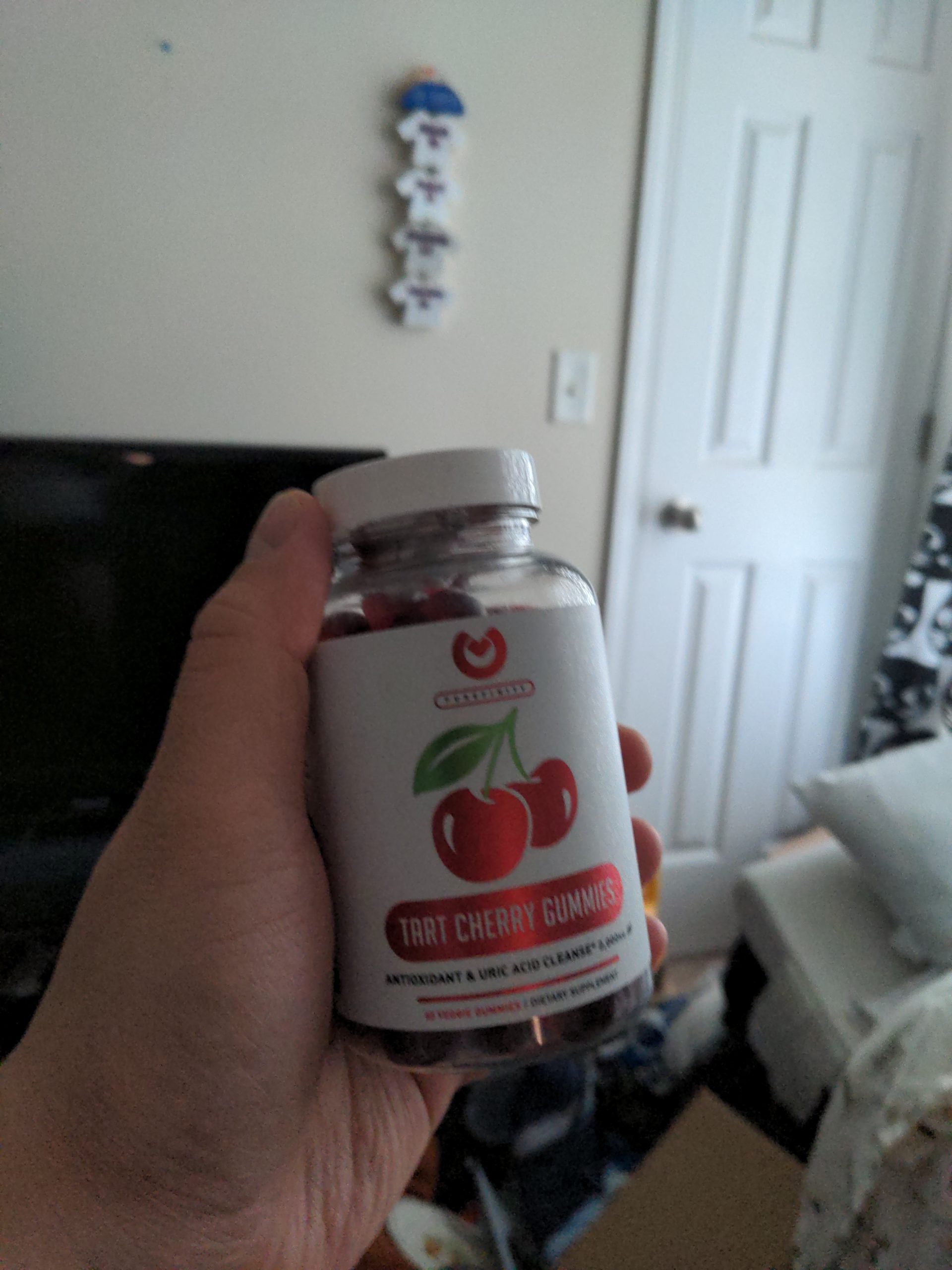 PUREFINITY Tart Cherry Gummies - Uric Acid Flush for Joint Relief & Recovery, Raw Juice Extract Antioxidant - Non-GMO, Gluten Free, Vegan, 60 Gummies customer photo 1
