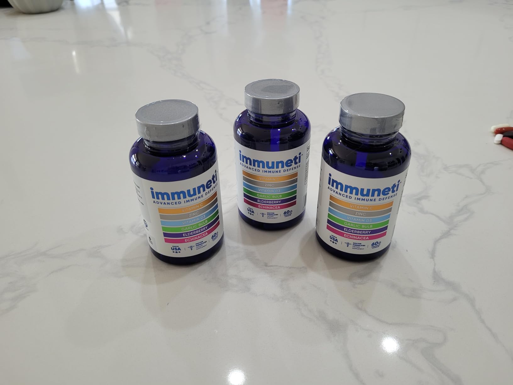 Immuneti Advanced Immune Support - Doctor Formulated 6-in-1 Daily Immunity Supplement - With Vitamin C, D3, Zinc, Elderberry, Garlic & Echinacea customer photo 2