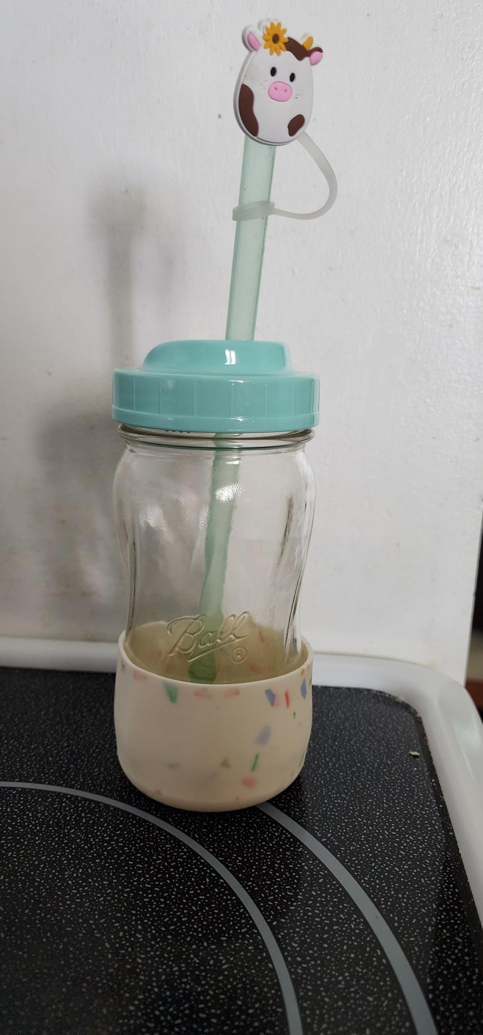 Ball 1440016024 Sip Straw Contoured Jar, 16 Oz (Pack of 2) customer photo 1