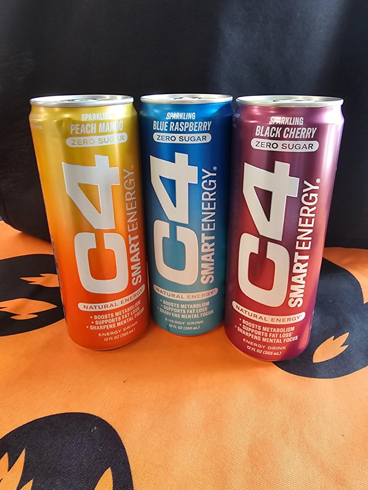 Cellucor C4 Smart Energy Drink - Boost Focus and Energy with Zero Sugar, Natural Energy, and Nootropics - 200mg Caffeine - Peach Mango (12oz Pack of 12) customer photo 2