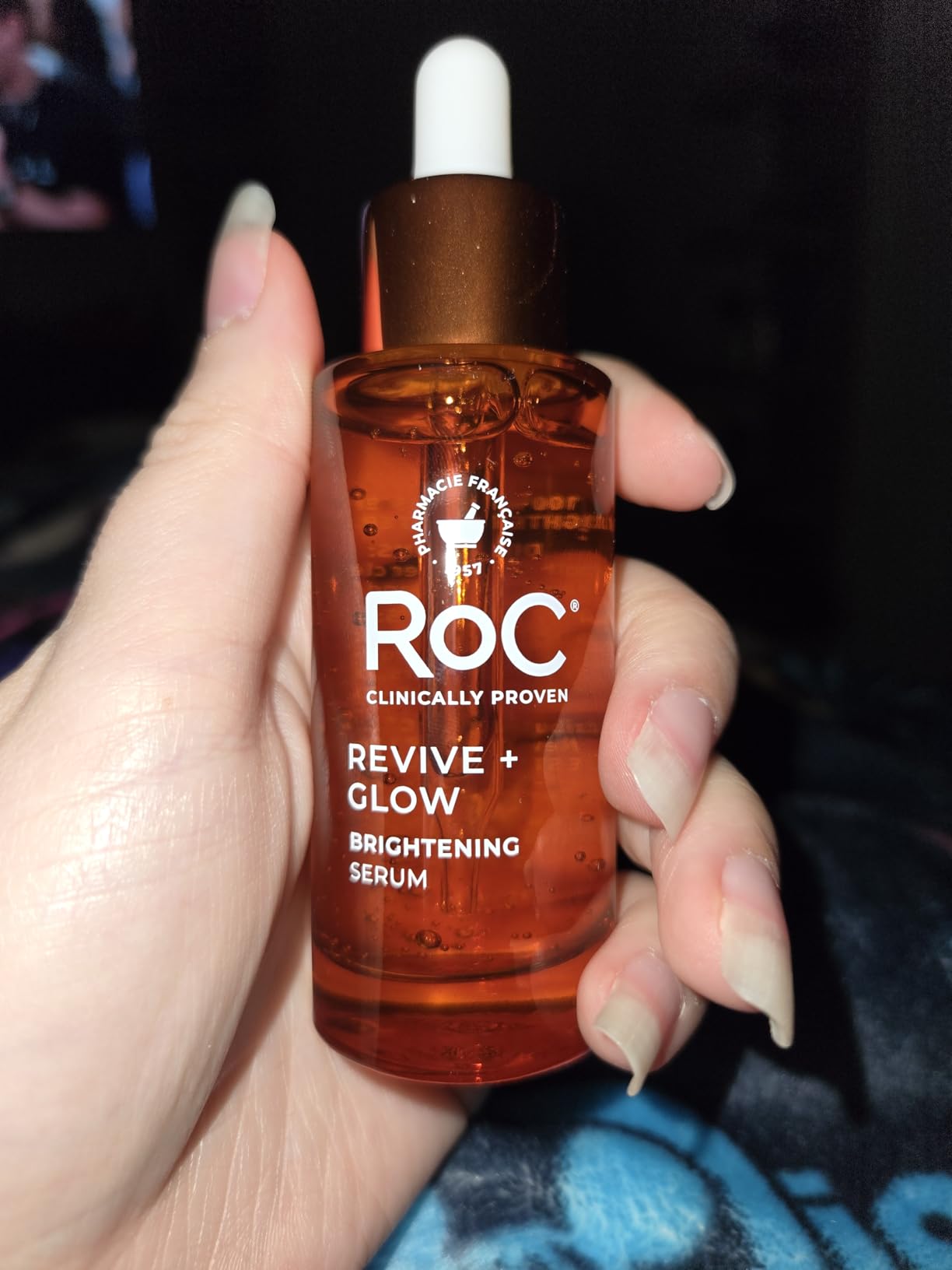 RoC Multi Correxion Revive + Glow 10% Active Vitamin C Serum for Face, Daily Anti-Aging Wrinkle and Skin Tone Skin Care Treatment, Brightening Serum , 1 Fluid Ounce (Packaging May Vary) customer photo 2