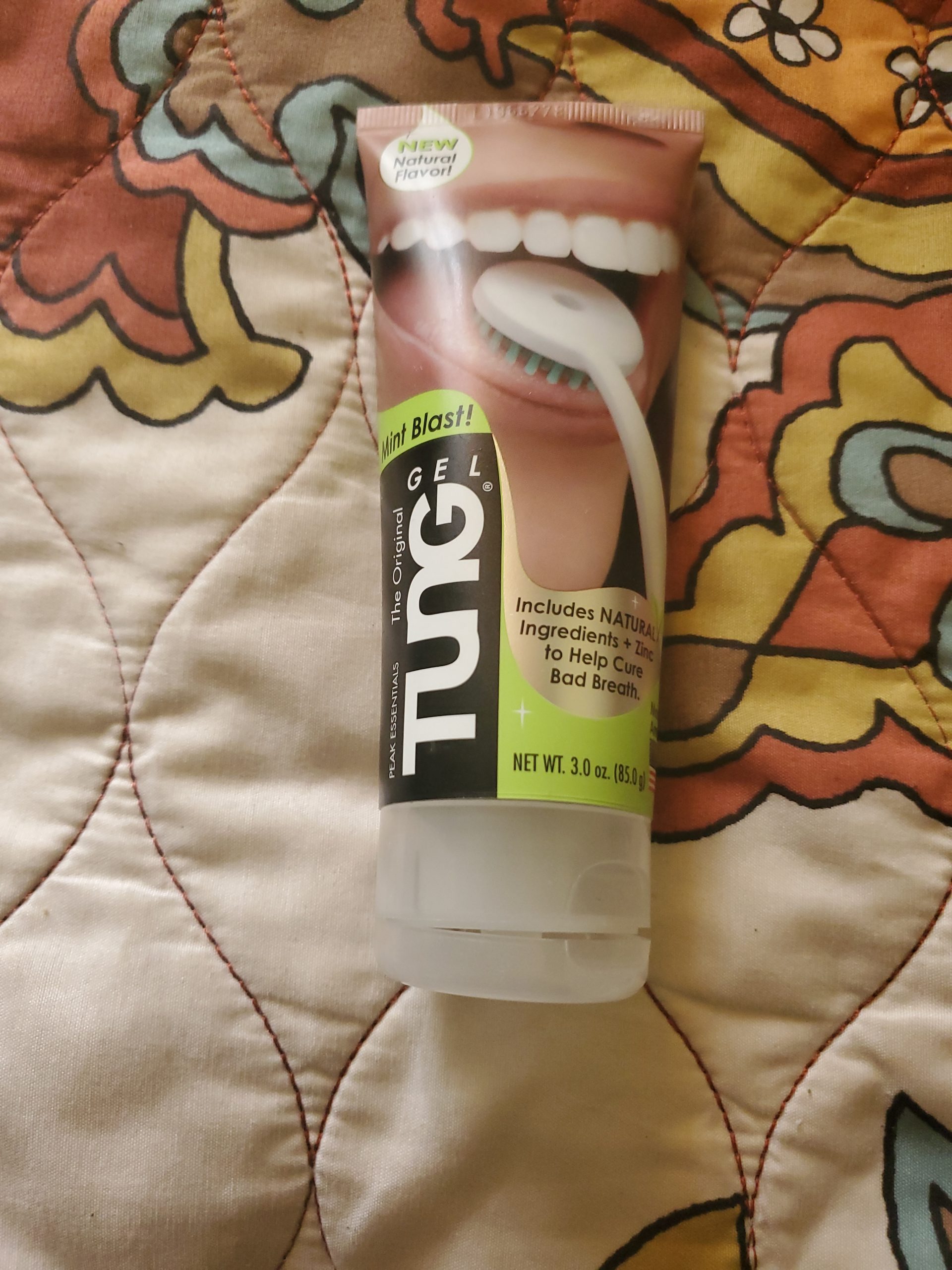 TUNG Tongue Gel, Natural Mint Blast Tongue Cleaner Paste, Bad Breath Odor Eliminator, Halitosis Defense, BPA Free, USA Made (2-PACK) customer photo 2