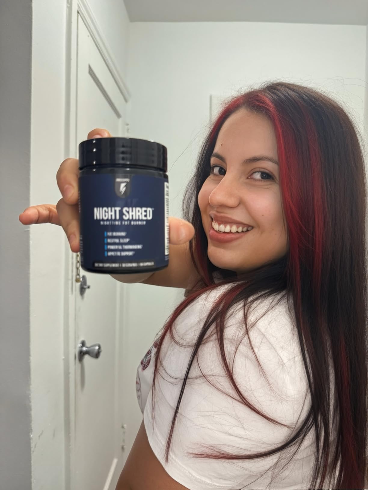 InnoSupps Night Shred - Night Time Fat Burner, Weight Loss, and Natural Sleep Support Ashwagandha, 5-HTP, CLA, Melatonin Appetite Suppressant Fat Burning 60 Vegetarian Capsule / 30 Day Supply customer photo 2