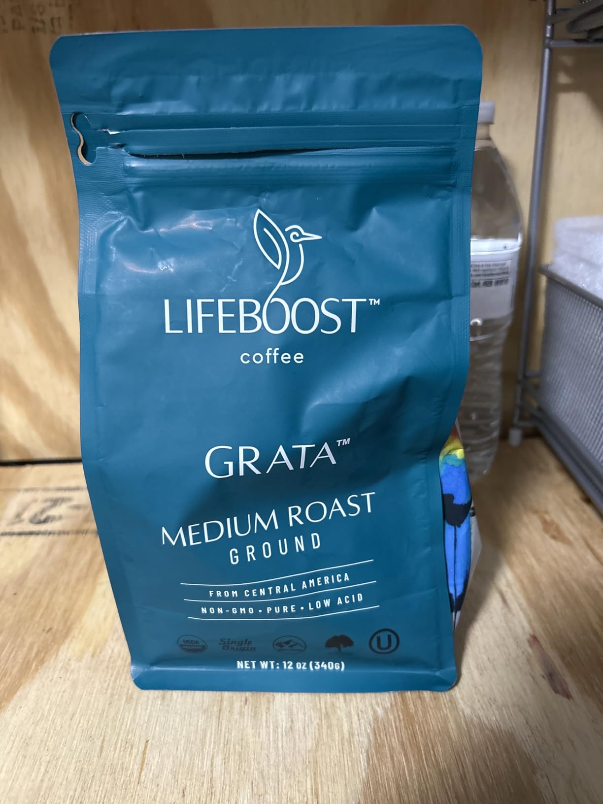 Lifeboost Coffee Ground Medium Roast Coffee - Low Acid Single Origin USDA Organic Coffee - Non-GMO Ground Coffee Third Party Tested For Mycotoxins & Pesticides - 12 Ounces customer photo 1