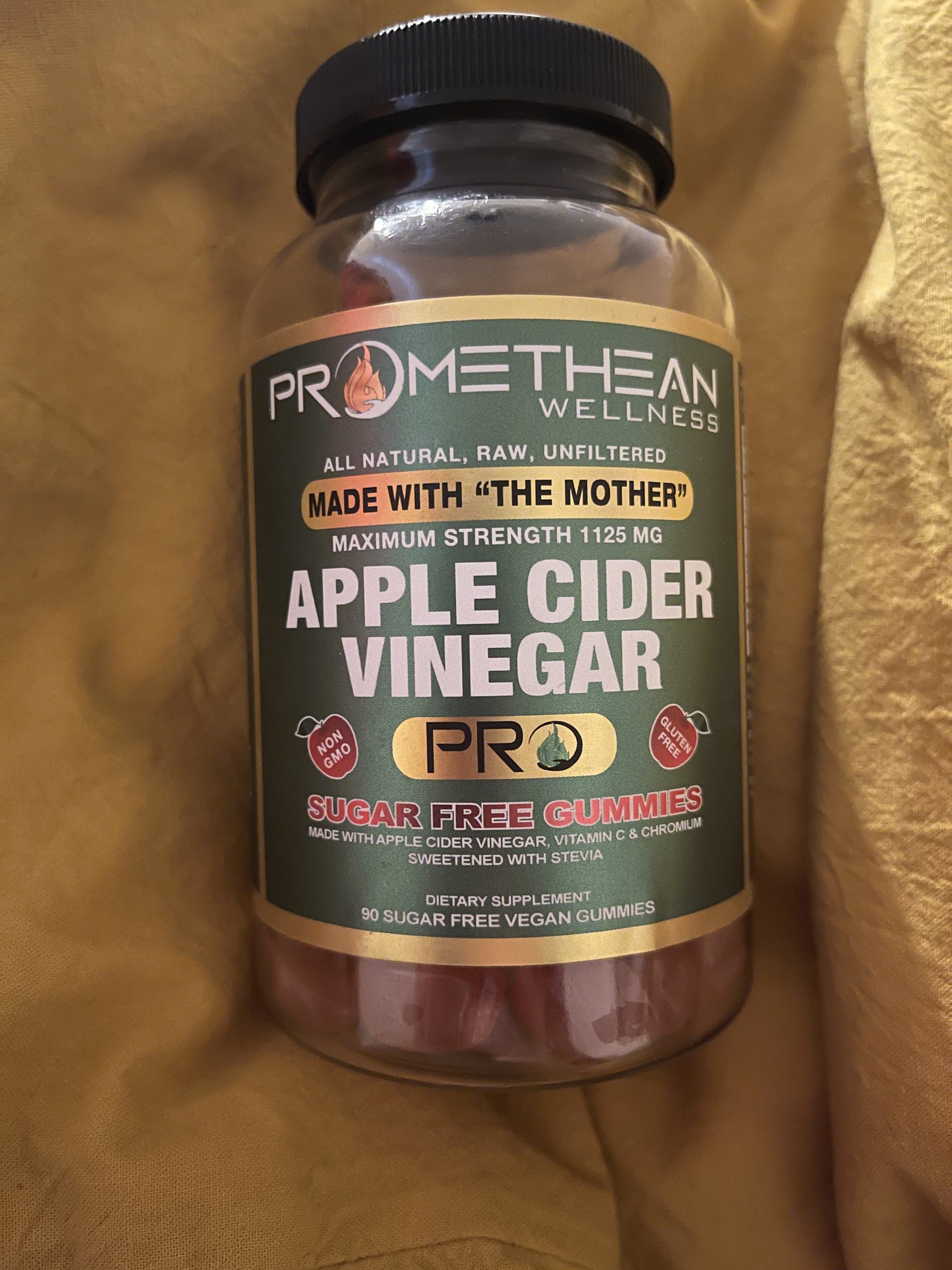 ACV with Sugar Makes No Sense! Apple Cider Vinegar Gummies Sugar Free Low Carb Advanced Keto ACV Gummies Keto Gummy Detox Cleanse (90 Count) customer photo 1