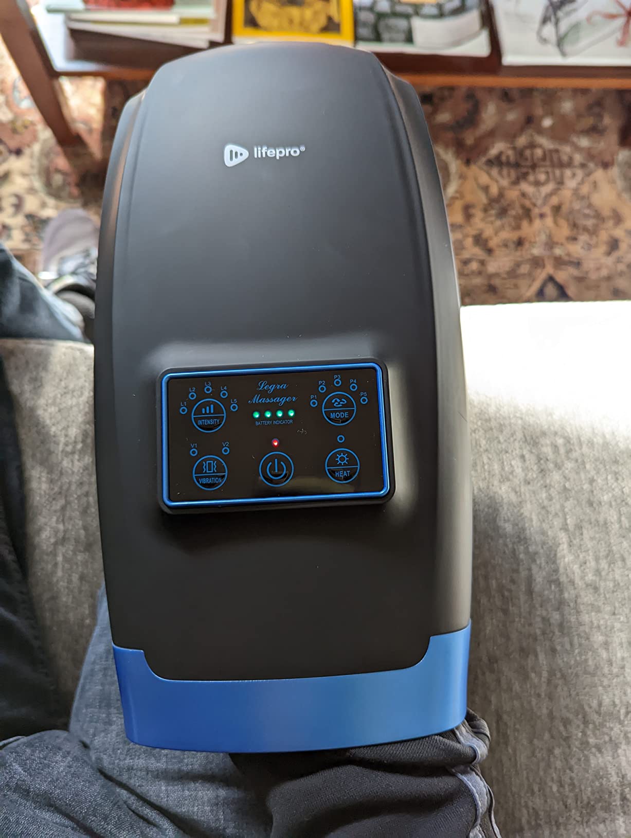 LifePro Legra Hand Massager with Heat and Compression - Finger, Wrist, and Palm Massager with Multi Massage Modes - Pressure Point Therapy for Sensitive Hands, Relaxation, and Comfort customer photo 2