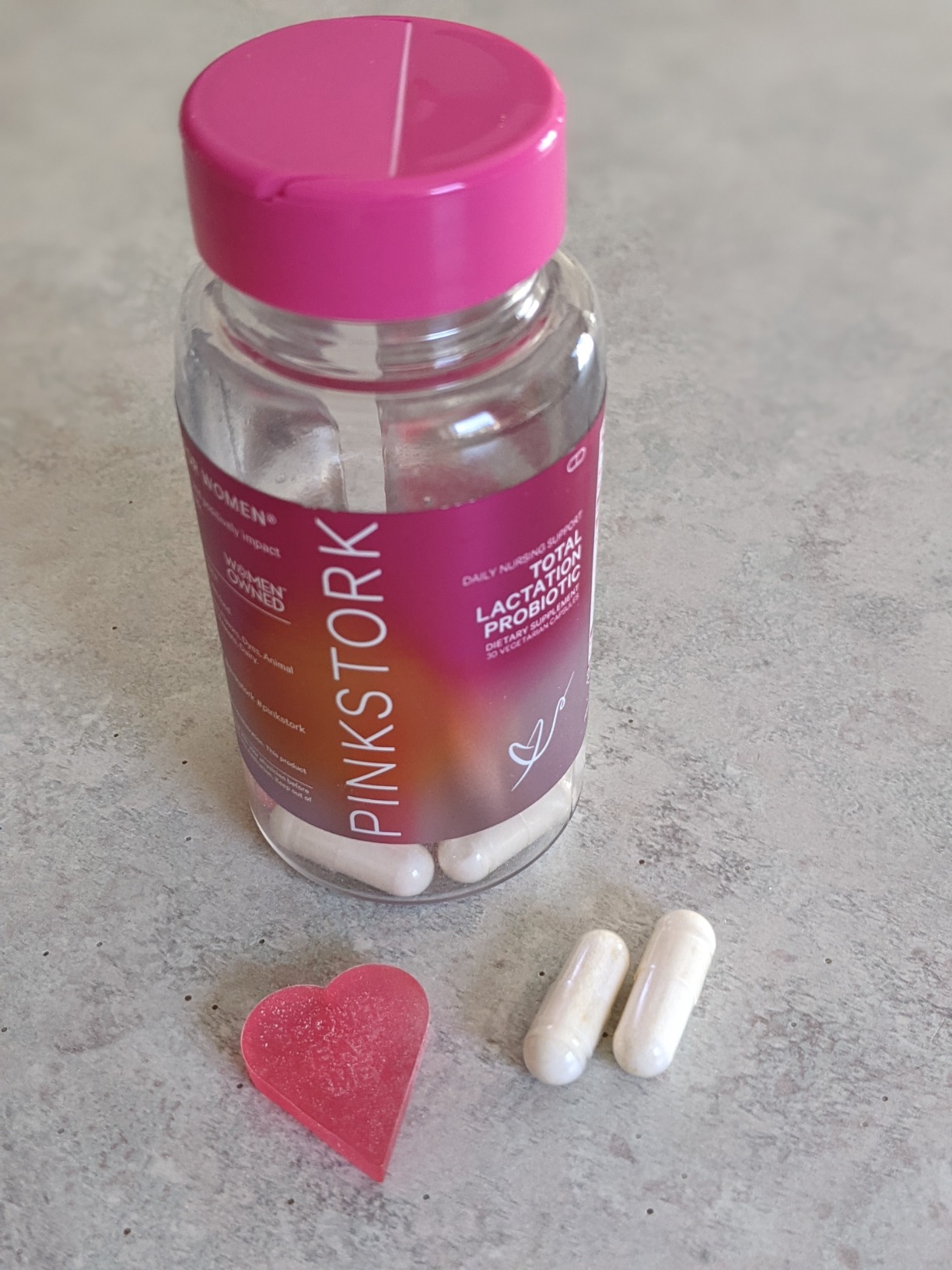 Pink Stork Lactation Probiotic - 30 Billion CFUs Multi Strain Postnatal Probiotics for Breastfeeding Women - Support Breast Milk & Gut Health, Postpartum Essentials, 30 Capsules customer photo 2