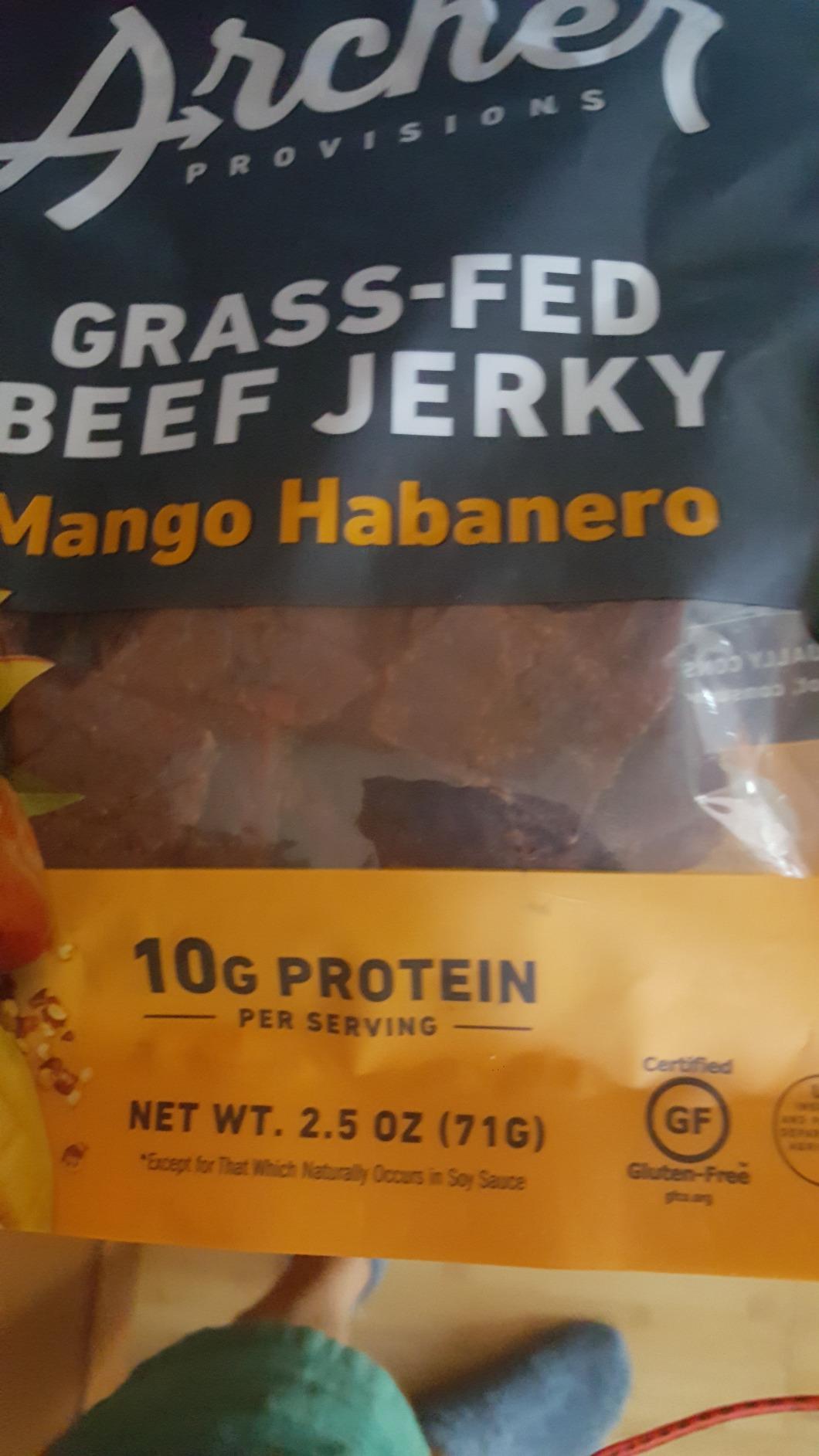 Archer Jerky Grass-Fed Beef Jerky Variety Pack- Beef Snack Packs, Protein Snack Assortment for Adults, Flavor Sampler, Original, Mango Habanero, Teriyaki, Spicy, Hatch Chile - 2.5 oz (Pack of 6) customer photo 2