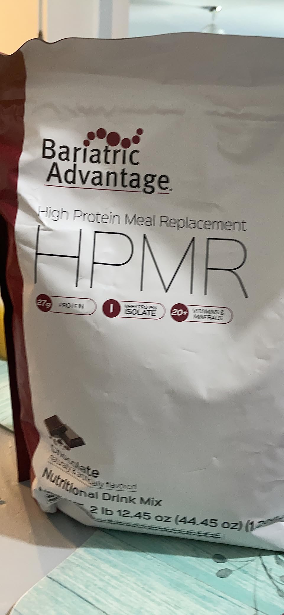Bariatric Advantage High Protein Meal Replacement Drink Mix, Protein Powder Whey Isolate for Gastric Bypass and Sleeve Gastrectomy Patients, 27g Protein, Lactose Free - Chocolate - 28 Servings customer photo 1