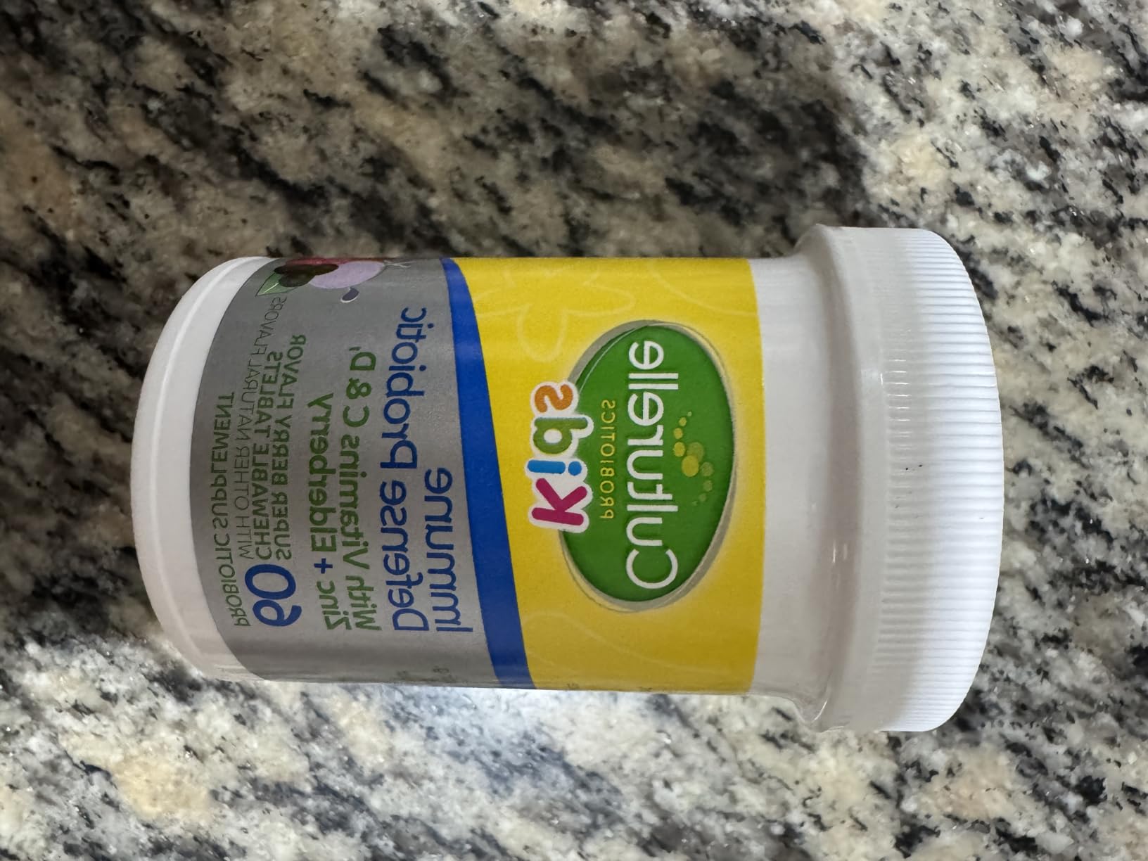 Culturelle Immune Defense Probiotic with Vitamin C, Vitamin D and Zinc + Elderberry, Non-GMO, 4-in-1 Immune Support for Kids Ages 3+*, Mixed Berry Chewables, 30 Count customer photo 1