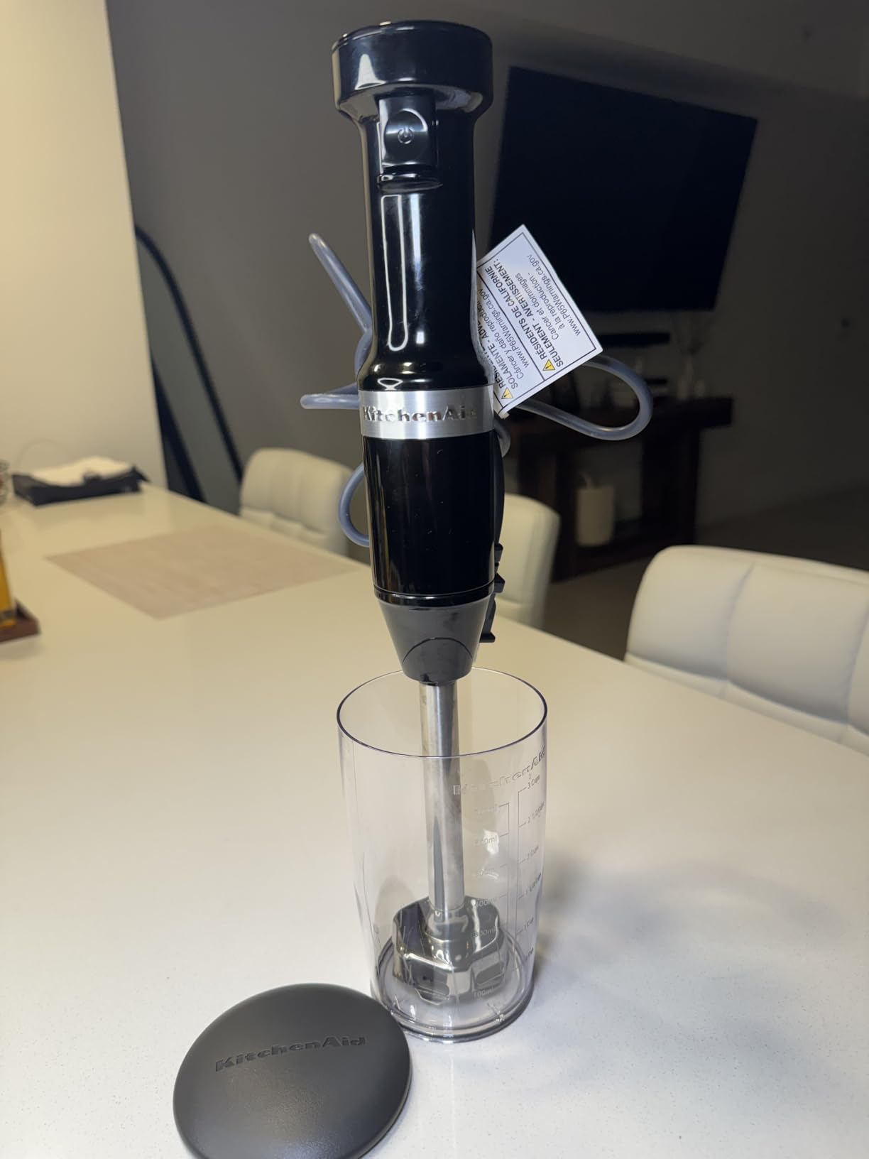 KitchenAid Variable Speed Corded Hand Blender KHBV53, Empire Red customer photo 1