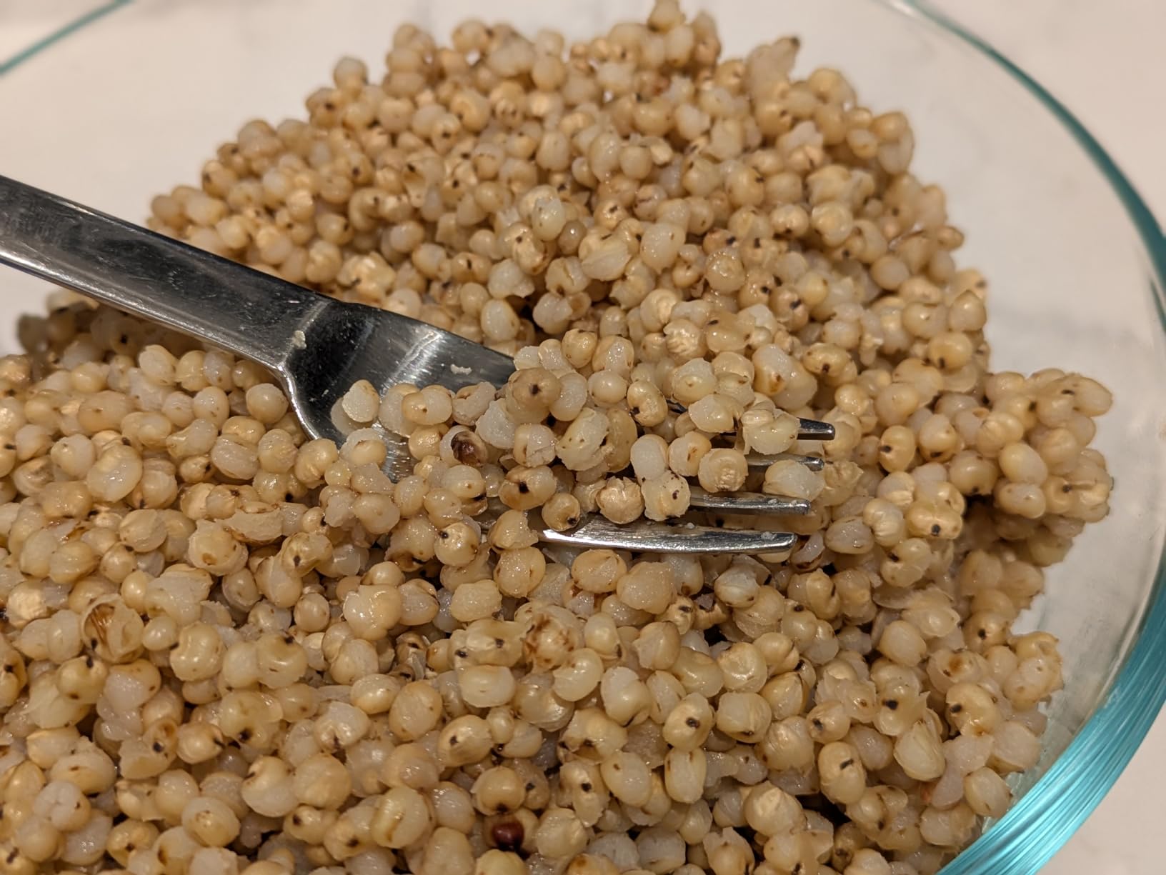 Great River Milling Organic Whole Grain Sorghum | High-Protein Ancient Grain | Non-GMO, Kosher Certified | Ideal for Salads, Pilaf, Porridge, Baking & More | 25 Lb (Pack of 1) customer photo 2