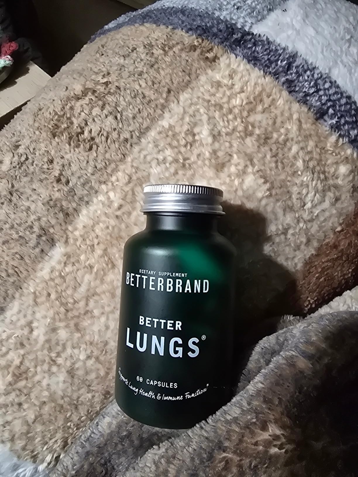 Betterbrand BetterLungs Lung Support Supplement with NAC, Mullein Leaf for Smokers, Respiratory Health Formula - 60 Capsules customer photo 2