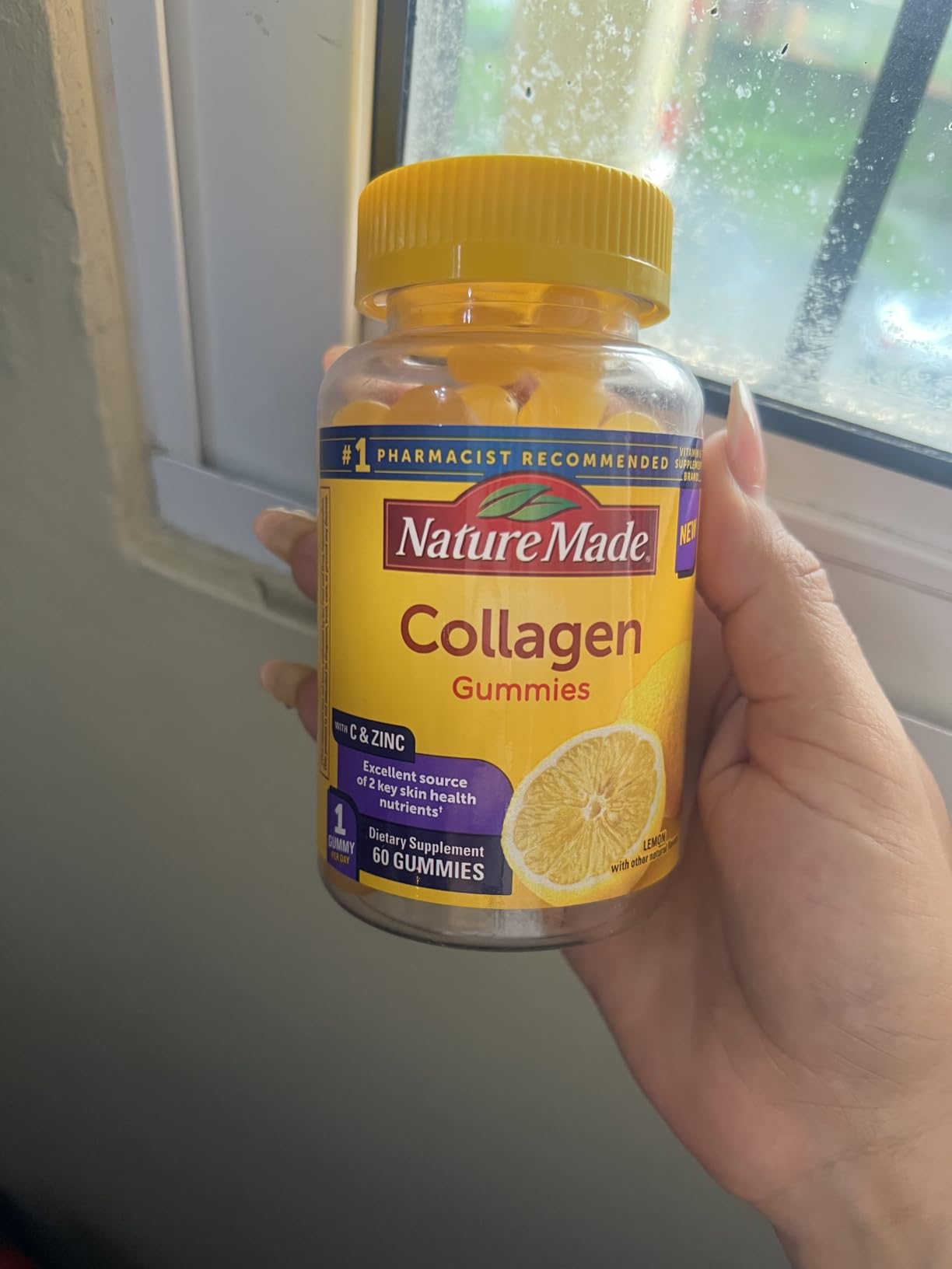 Nature Made Collagen Gummies with Vitamin C, Zinc, Biotin, Hydrolyzed Collagen Peptides for Women and Men, Healthy Skin Support Supplement, 60 Gummies, 60 Day Supply customer photo 1