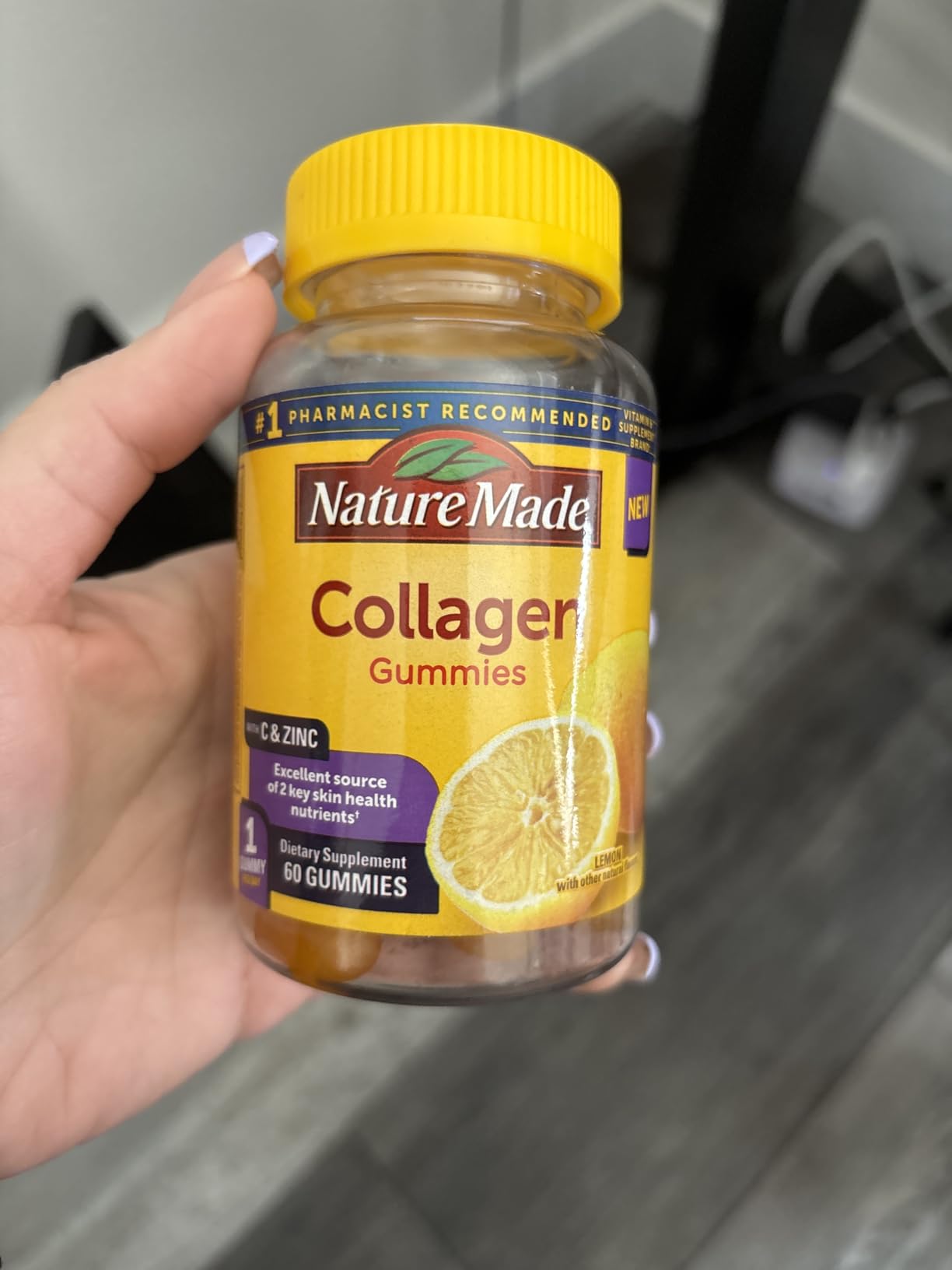 Nature Made Collagen Gummies with Vitamin C, Zinc, Biotin, Hydrolyzed Collagen Peptides for Women and Men, Healthy Skin Support Supplement, 60 Gummies, 60 Day Supply customer photo 2