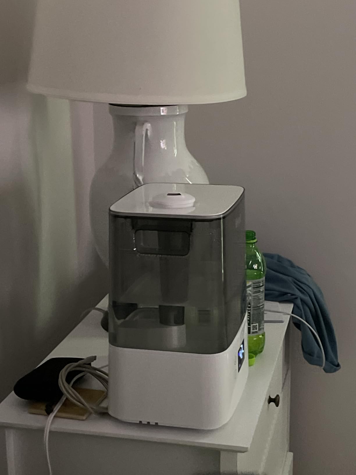 LEVOIT Humidifiers for Bedroom Large Room Home, (6L) Cool Mist Top Fill Essential Oil Diffuser for Baby & Plants, Smart App & Voice Control, Rapid Humidification & Auto Mode - Quiet Sleep Mode, Gray customer photo 2
