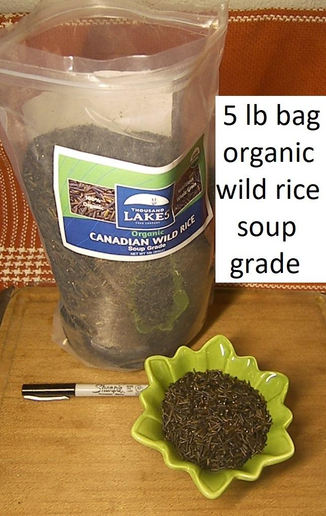 Thousand Lakes Organic Canadian Wild Rice - Soup Grade - Bulk - 5 pounds | 100% Wild Rice | Wild Harvested customer photo 2